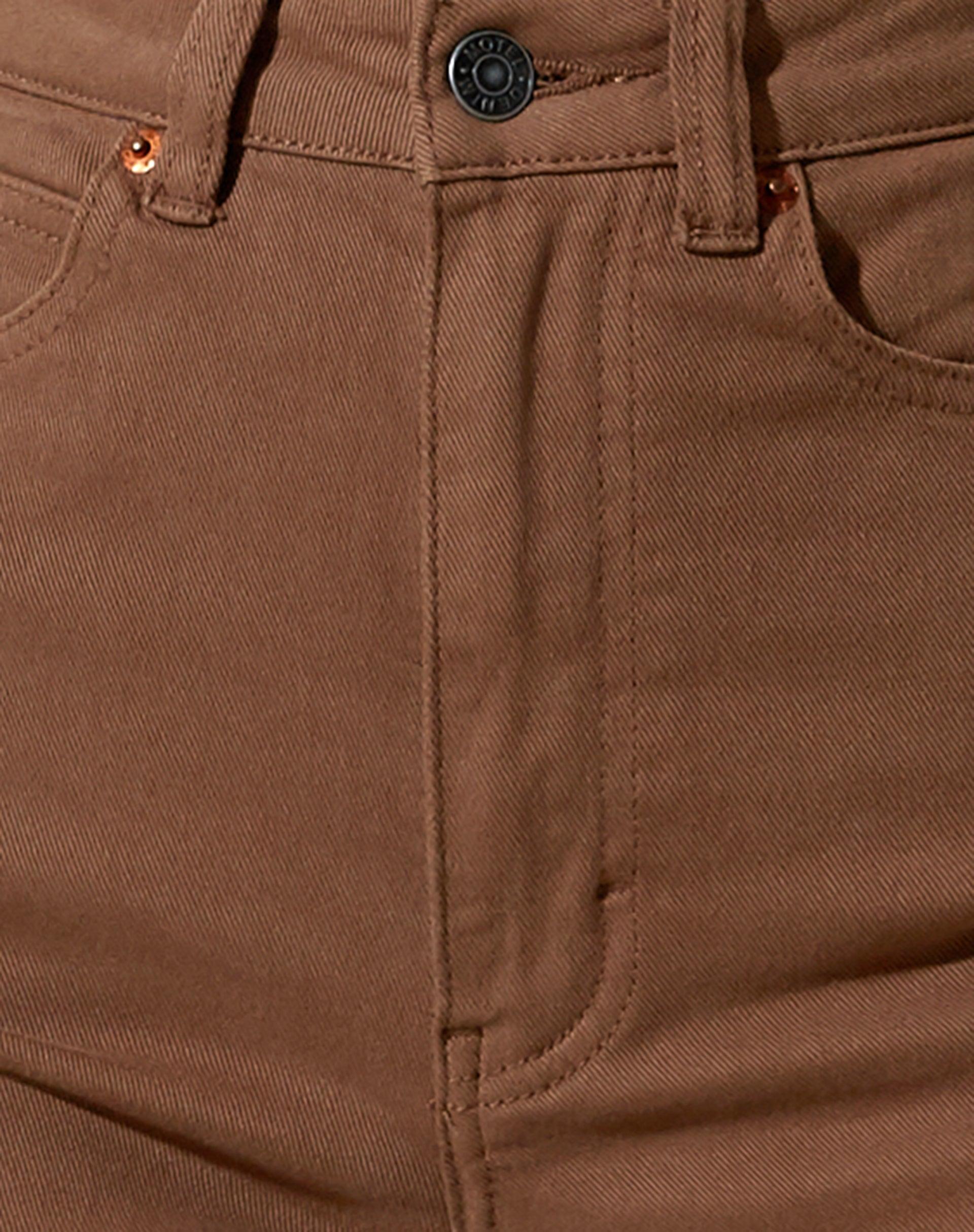 Straight Leg Jeans in Rich Brown Product Image