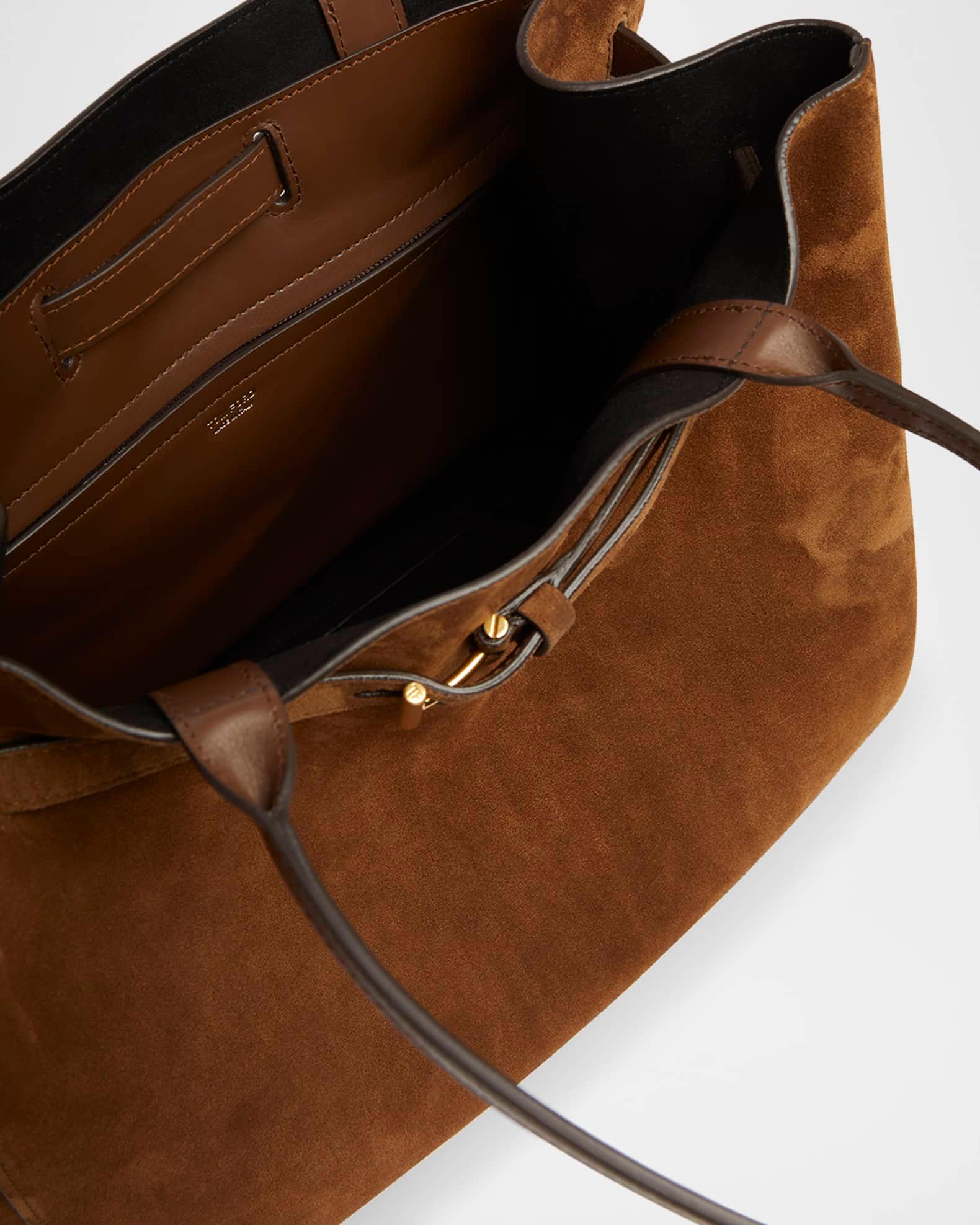 Audrey Large Tote Bag in Calfskin Suede Product Image