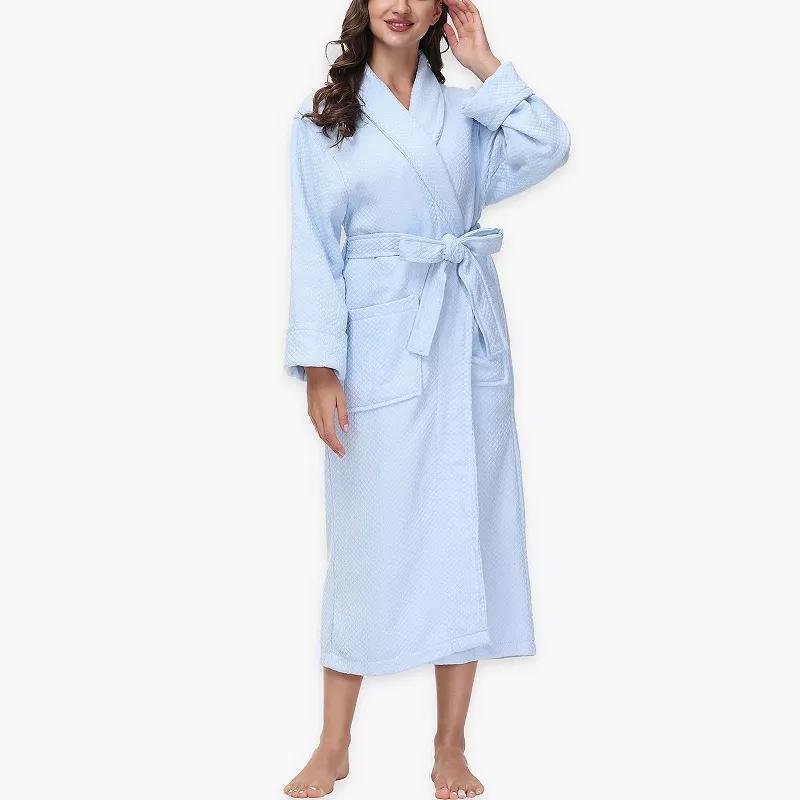 Women's INK+IVY Diamond Waffle Look Robe,  Product Image