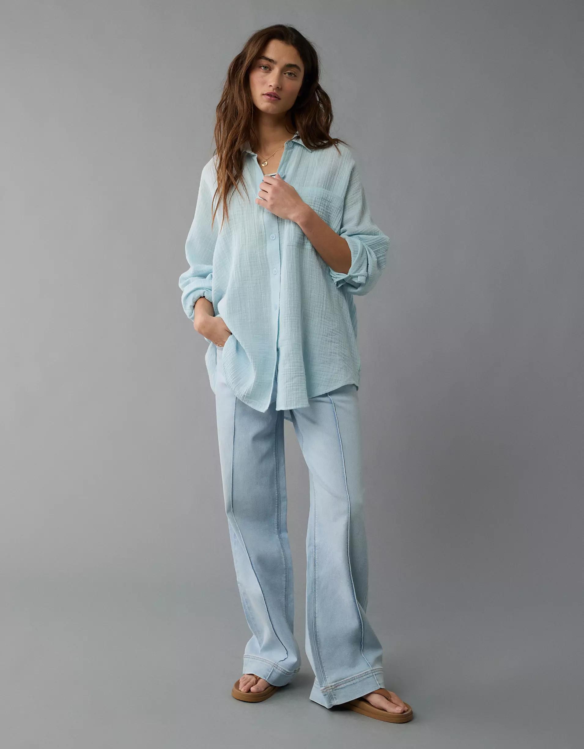 AE Go Big Oversized Shirt Product Image
