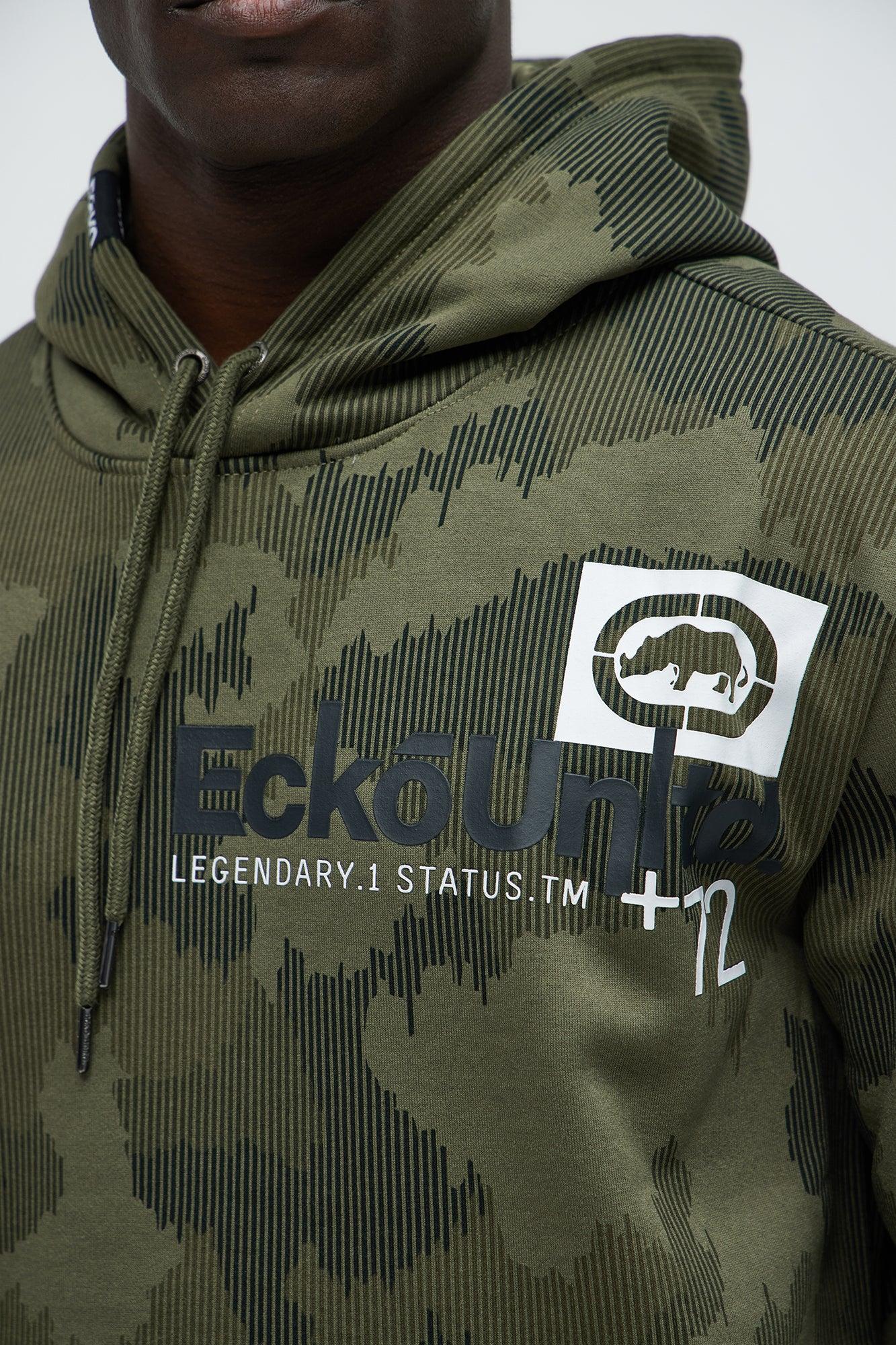 Ecko Unltd 72 Camo Hoodie - Green Product Image