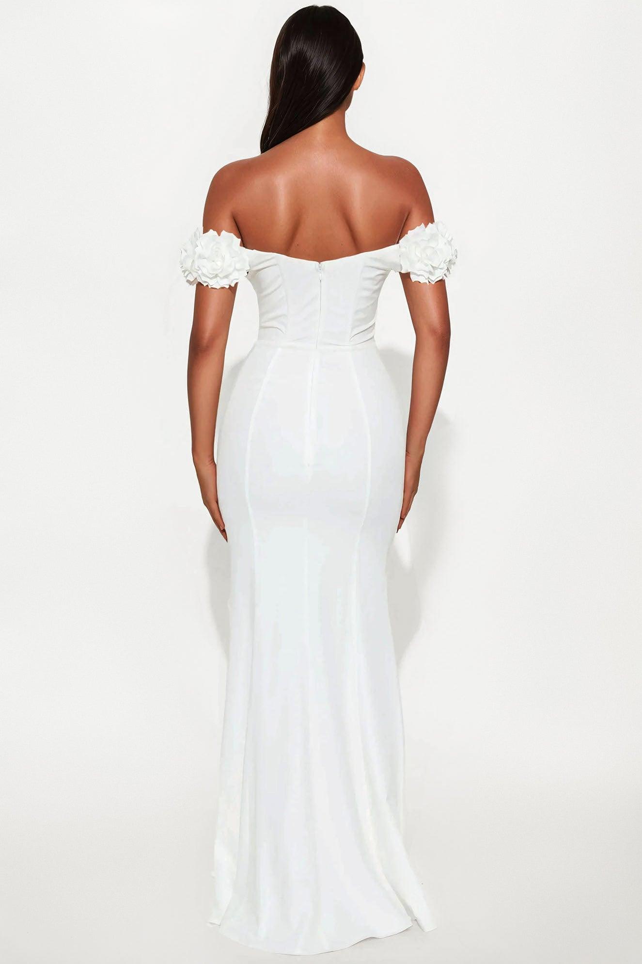 Rosie Maxi Dress - White Product Image