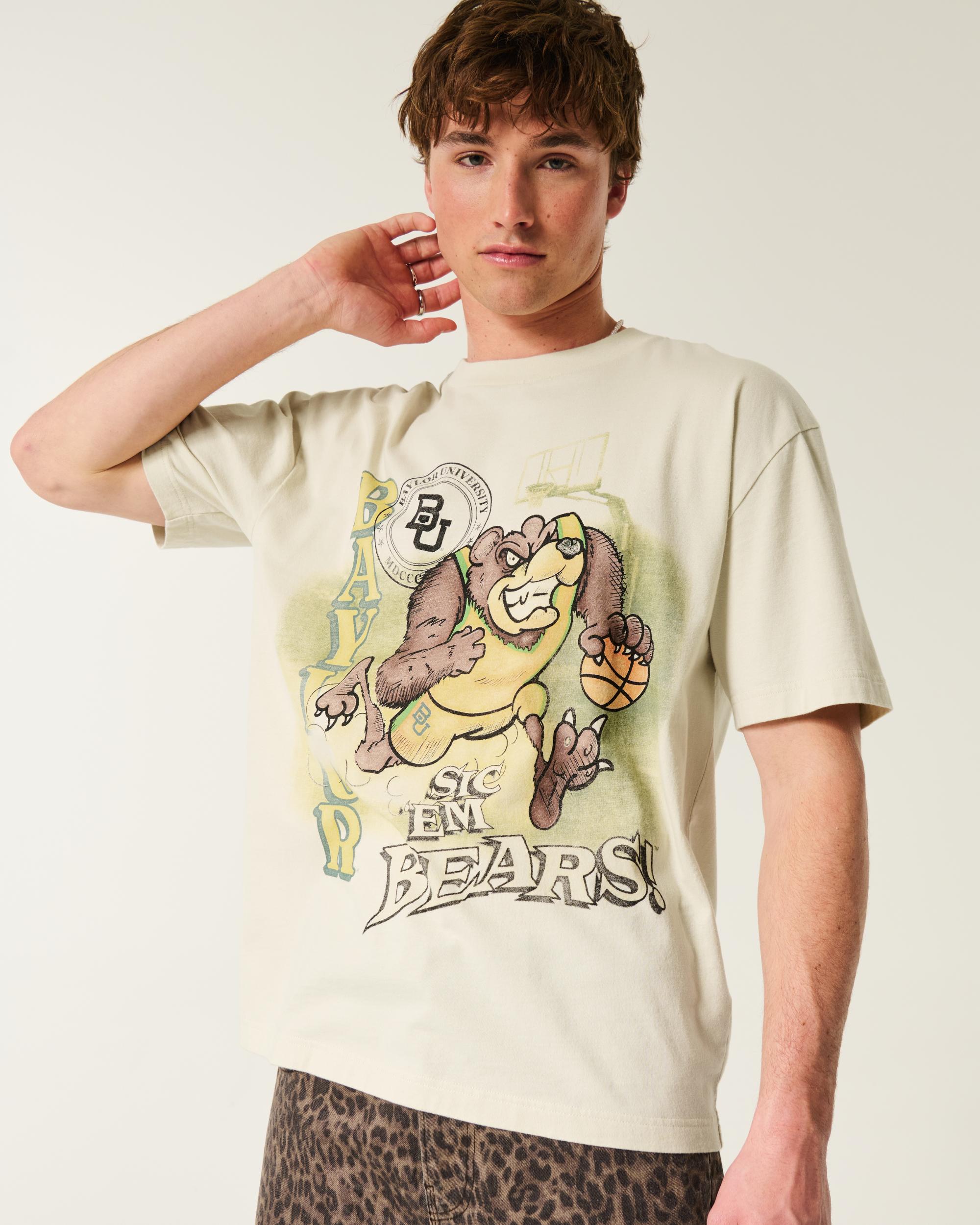 Boxy Baylor University Bears Graphic Tee Product Image
