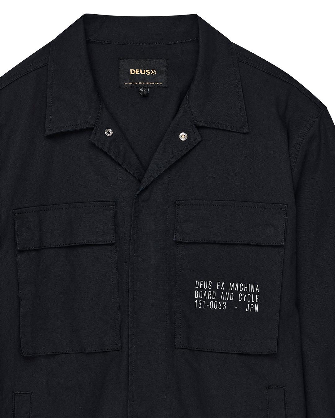 Tommy Poplin Surf Shirt - Black Product Image