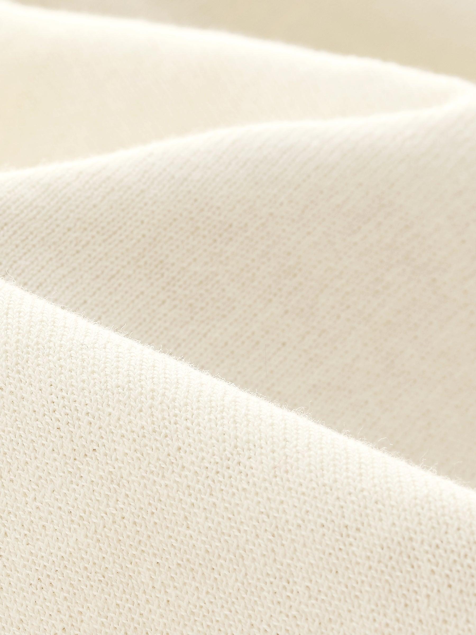 100% Cotton Sequined Embroidered Women Stretchy Knit Top Product Image