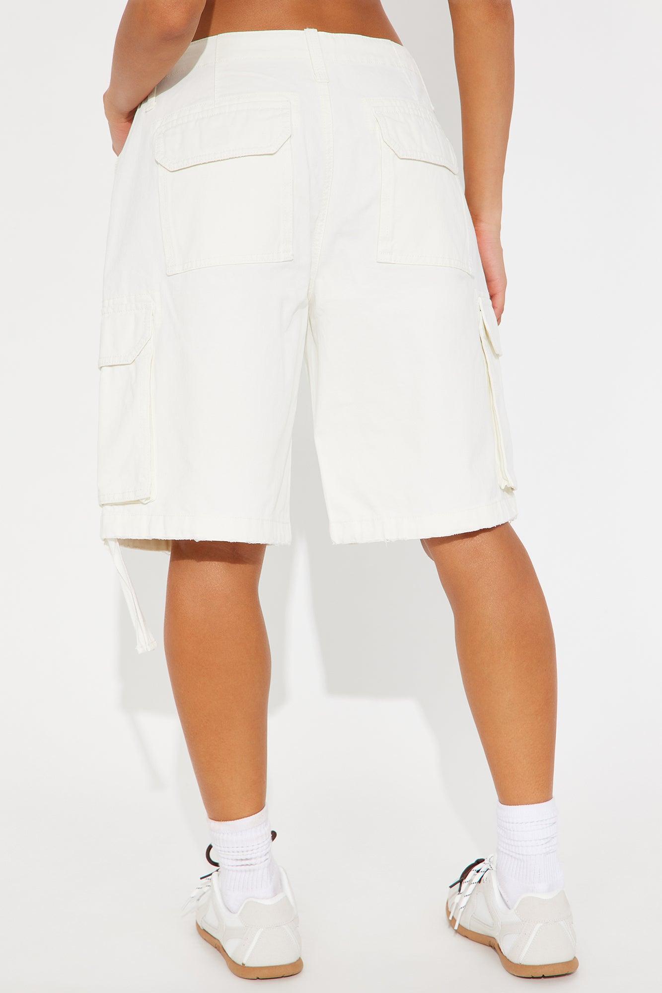 Onto Something Bermuda Short - White Product Image