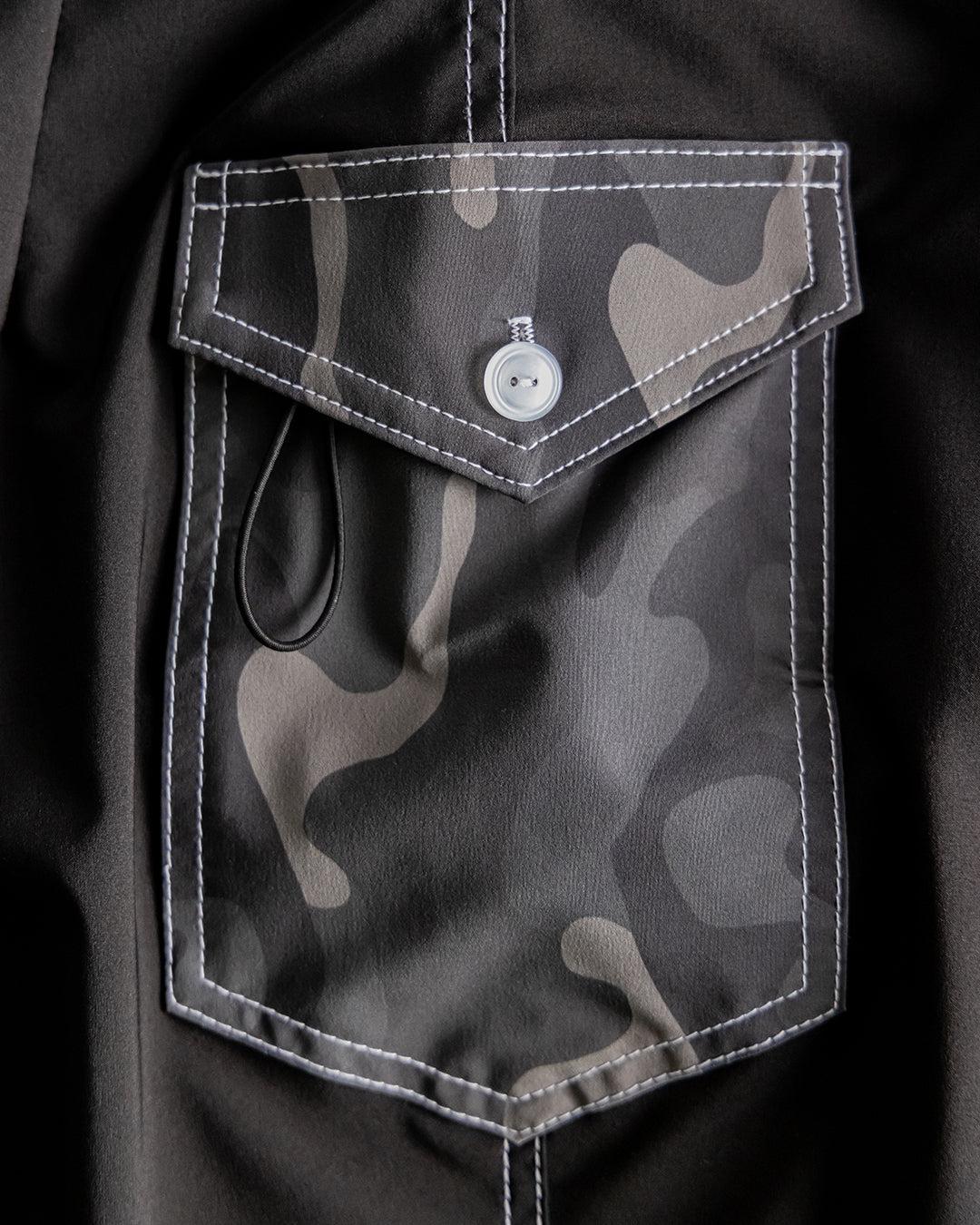 806 Boardshorts - Black/Camo Male Product Image