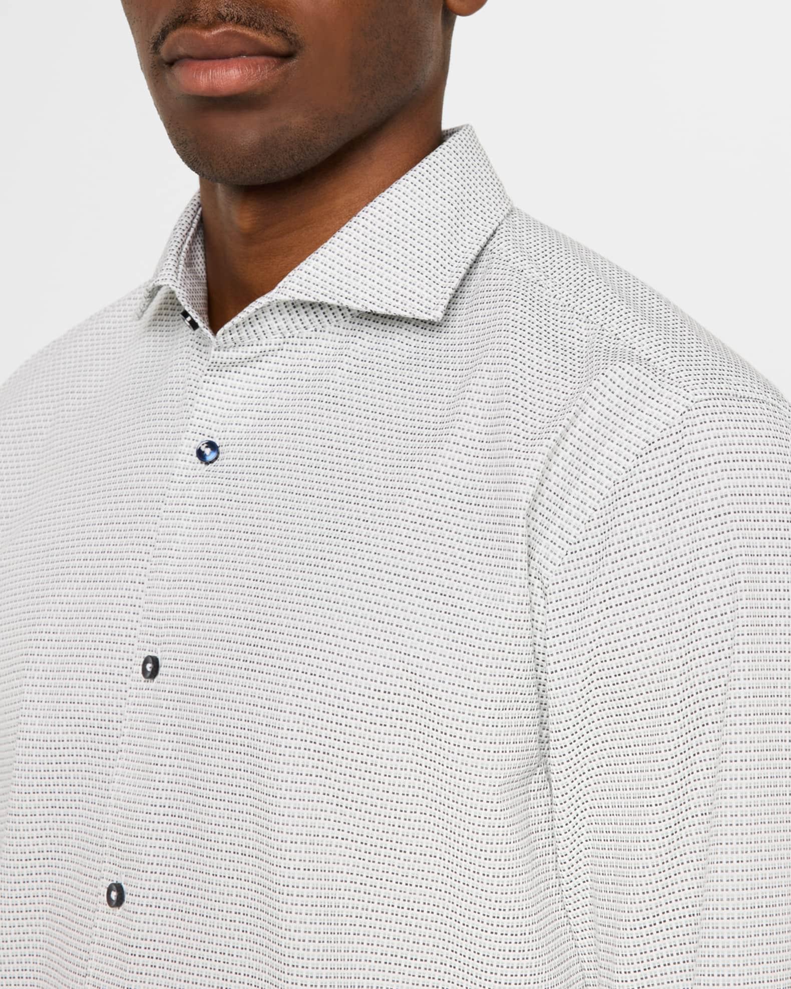 Men's Max Cotton Micro-Print Dress Shirt Product Image