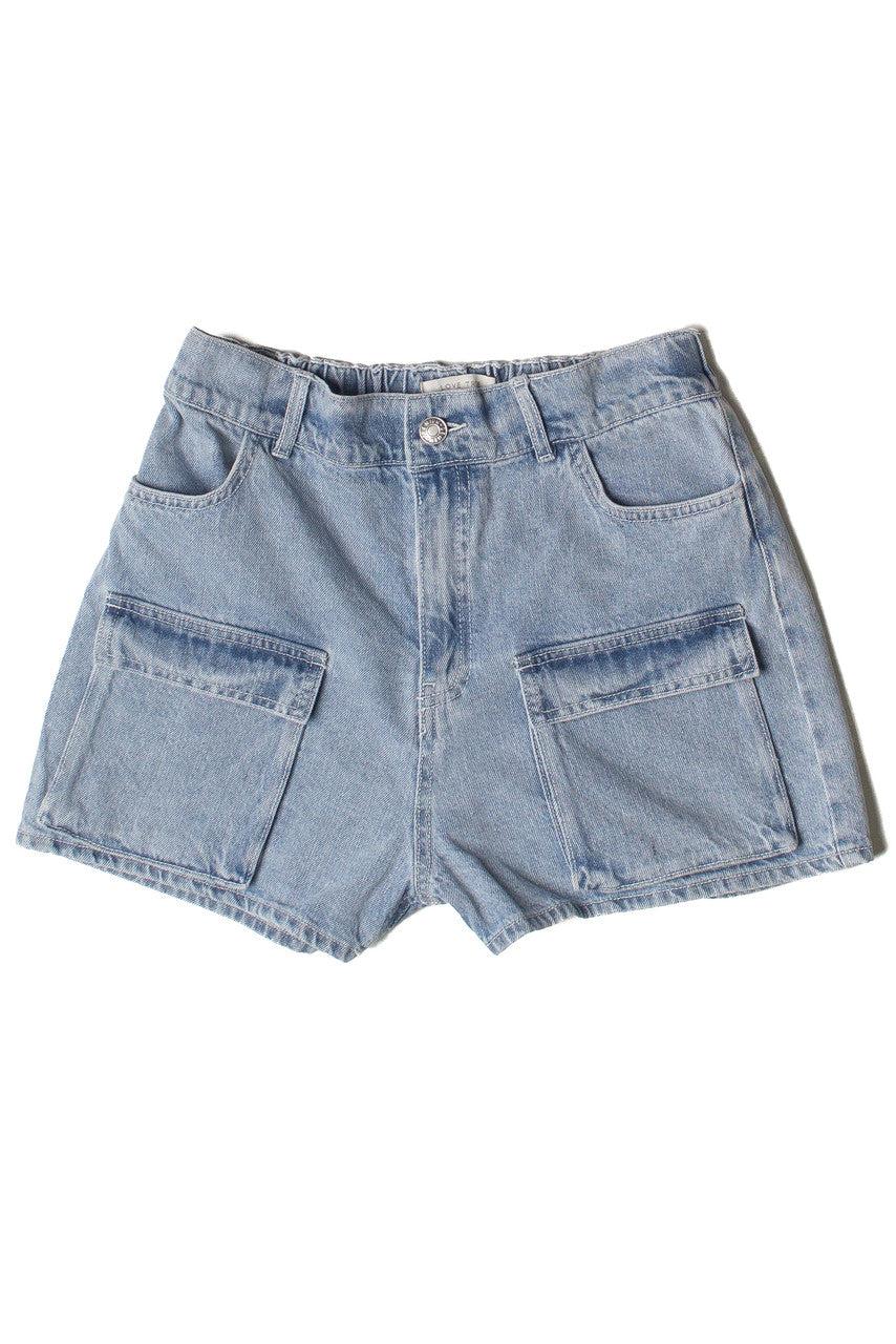 Denim Cargo Shorts Product Image
