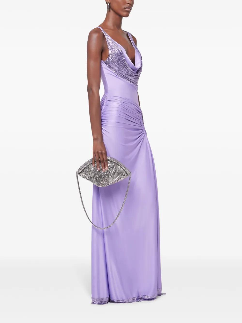 chainmail-detailing maxi dress Product Image