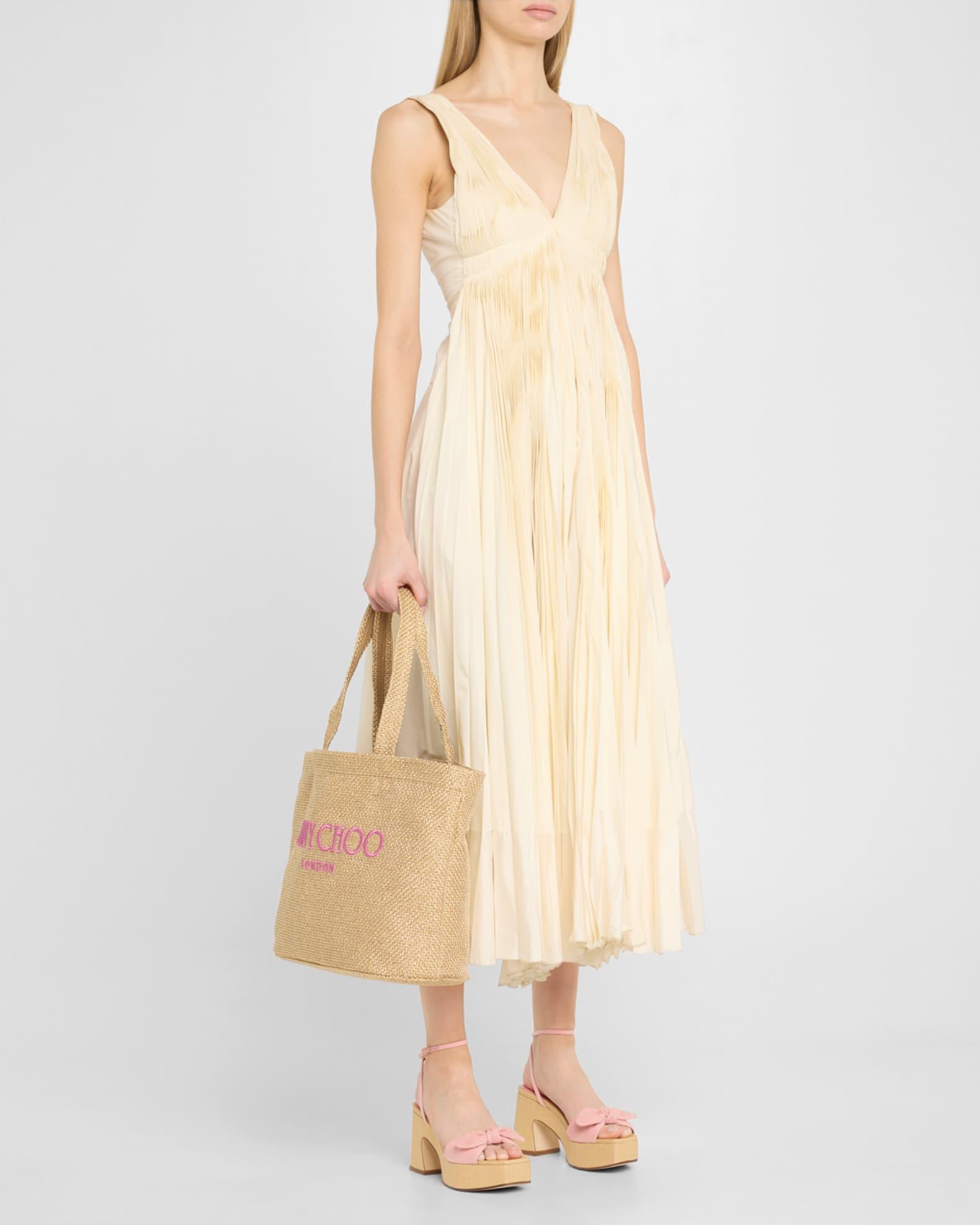 East-West Raffia Beach Tote Bag Product Image