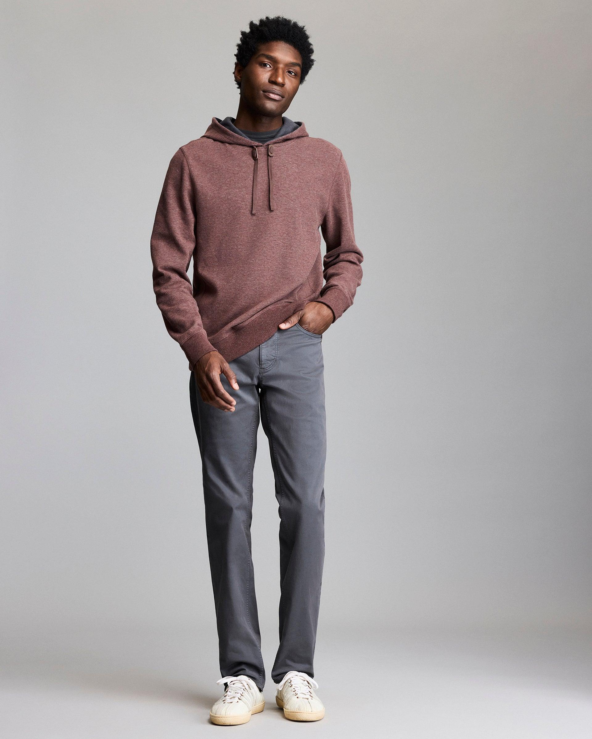 Rib Hoodie Pullover -  Product Image