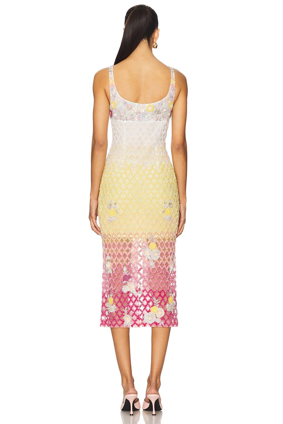 x REVOLVE Valeria Jewel Embroidered Midi Dress LA FUORI Product Image