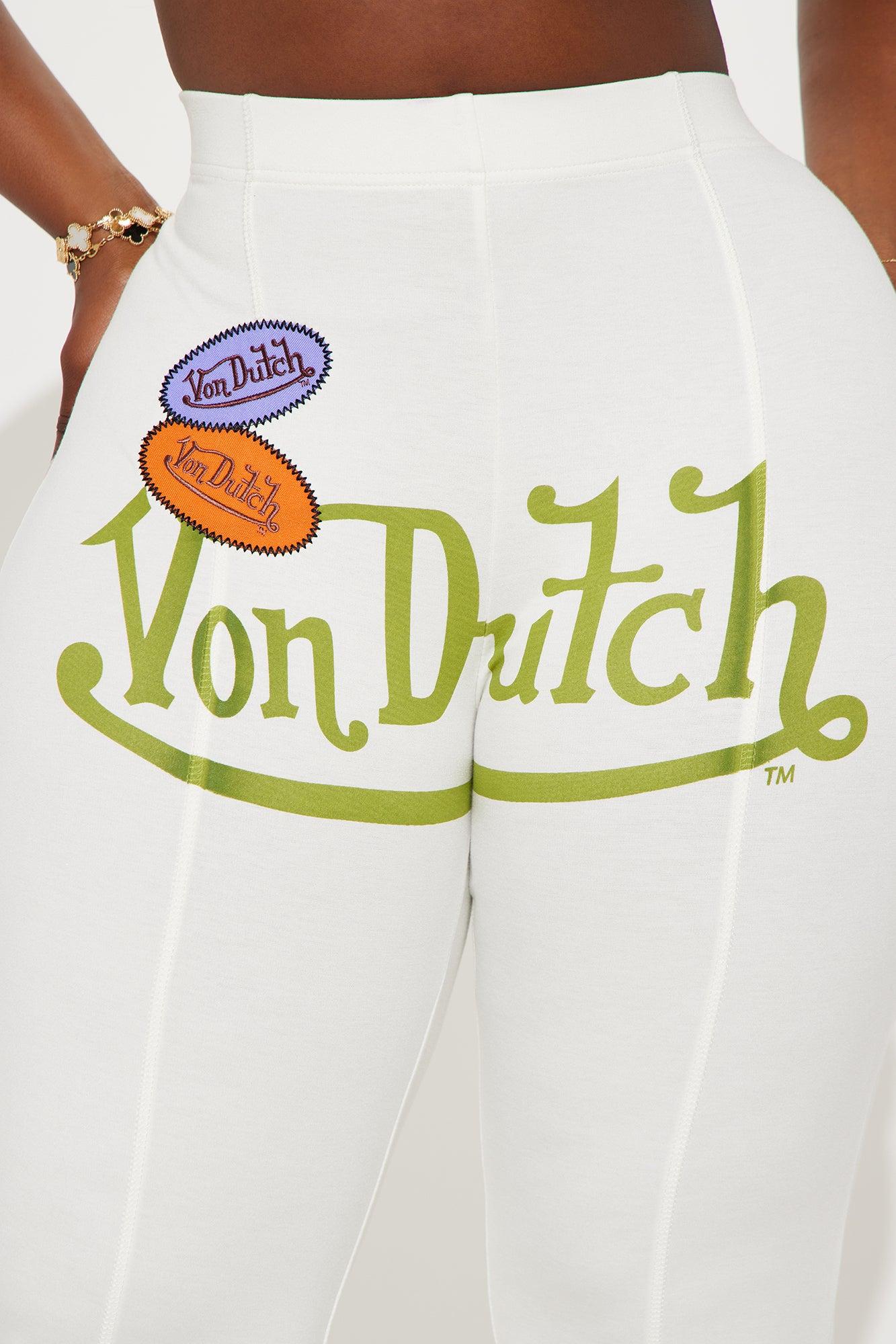 Von Dutch Unlimited Flared Pant - Ivory/combo Female Product Image