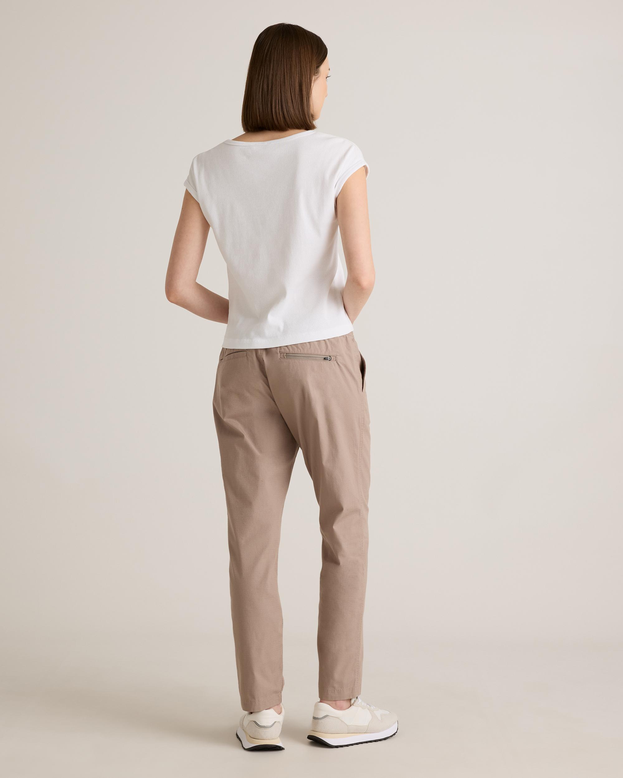 Quince | Women's Organic Stretch Ripstop Straight Pants Cotton Product Image