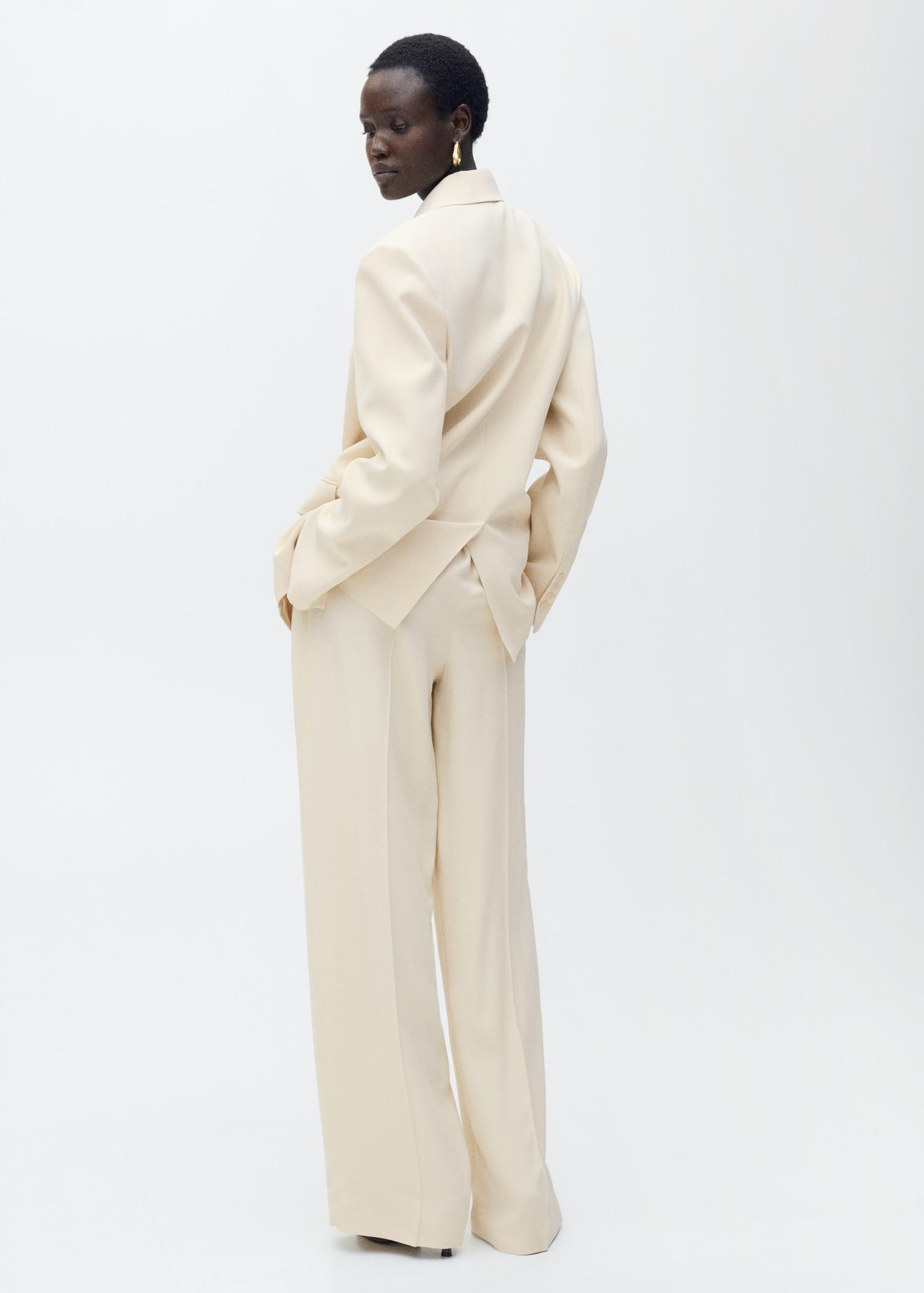 Double-breasted suit jacket - Women | MANGO USA Product Image