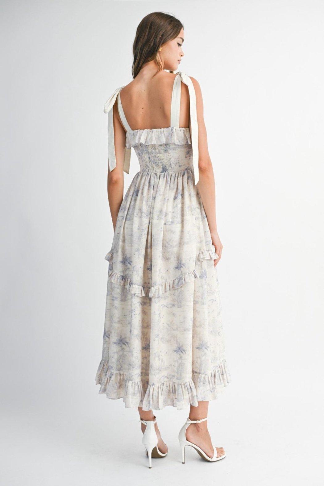 Buttoned Midi Dress Product Image