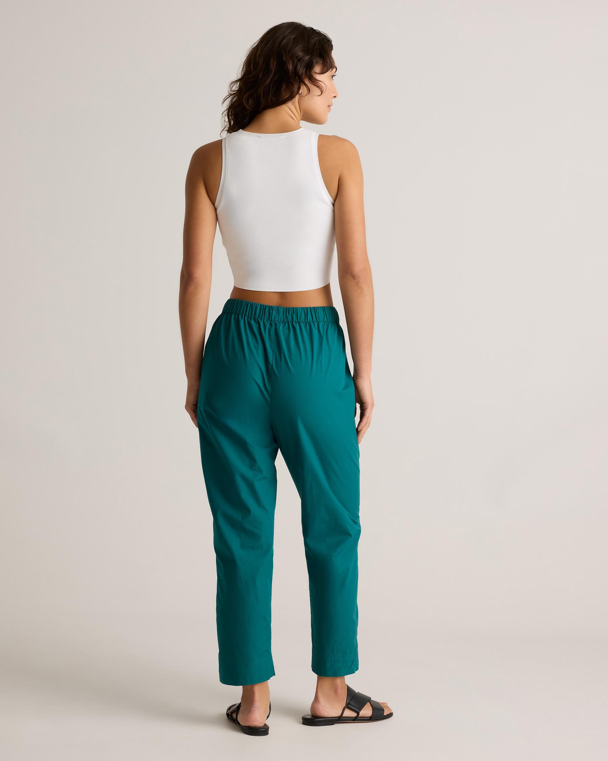 Quince | Women's Poplin Pull-On Pants Size XL, Organic Cotton Product Image