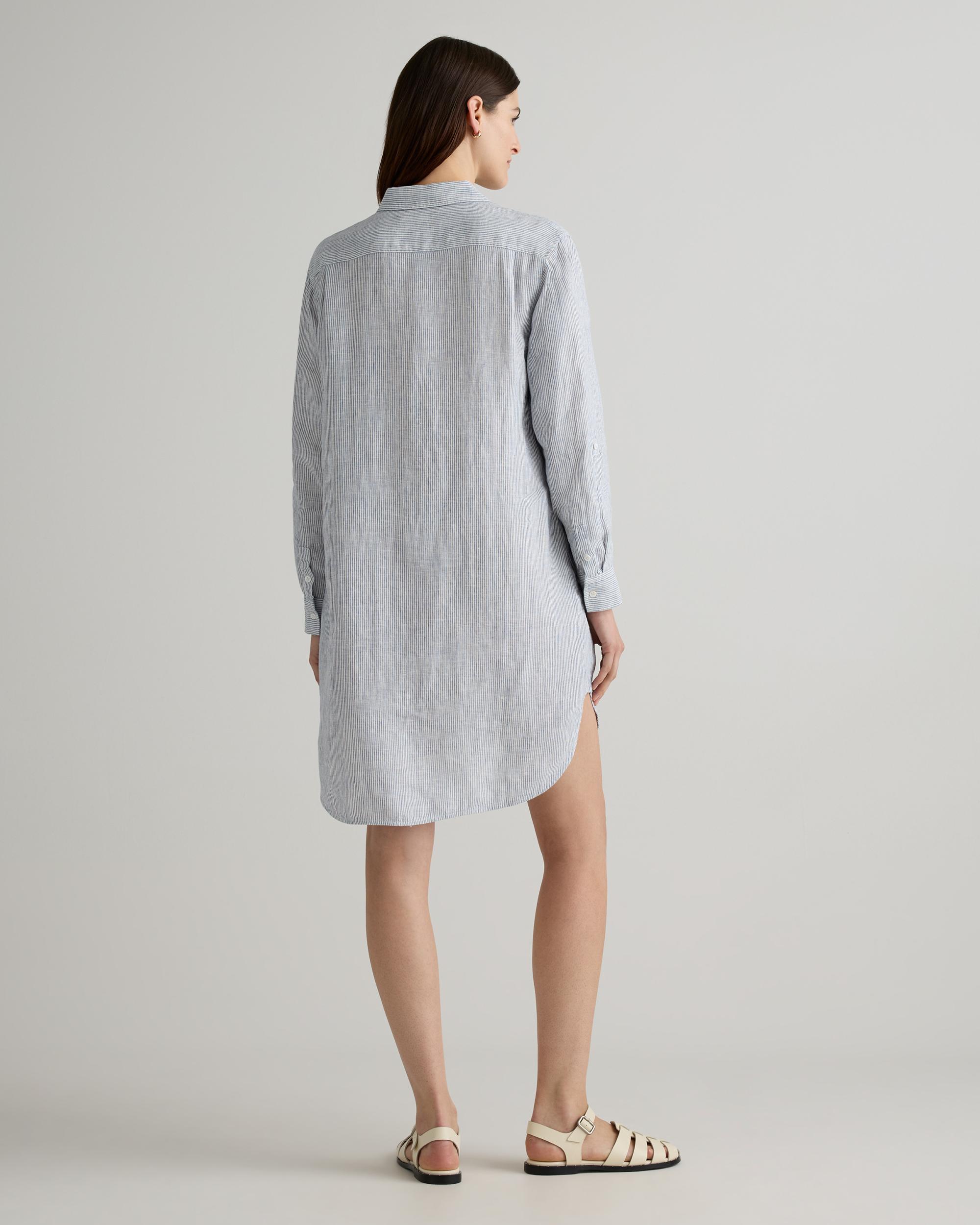 Quince | Women's 100% European Linen Shirt Dress Size XS, Organic Linen Product Image