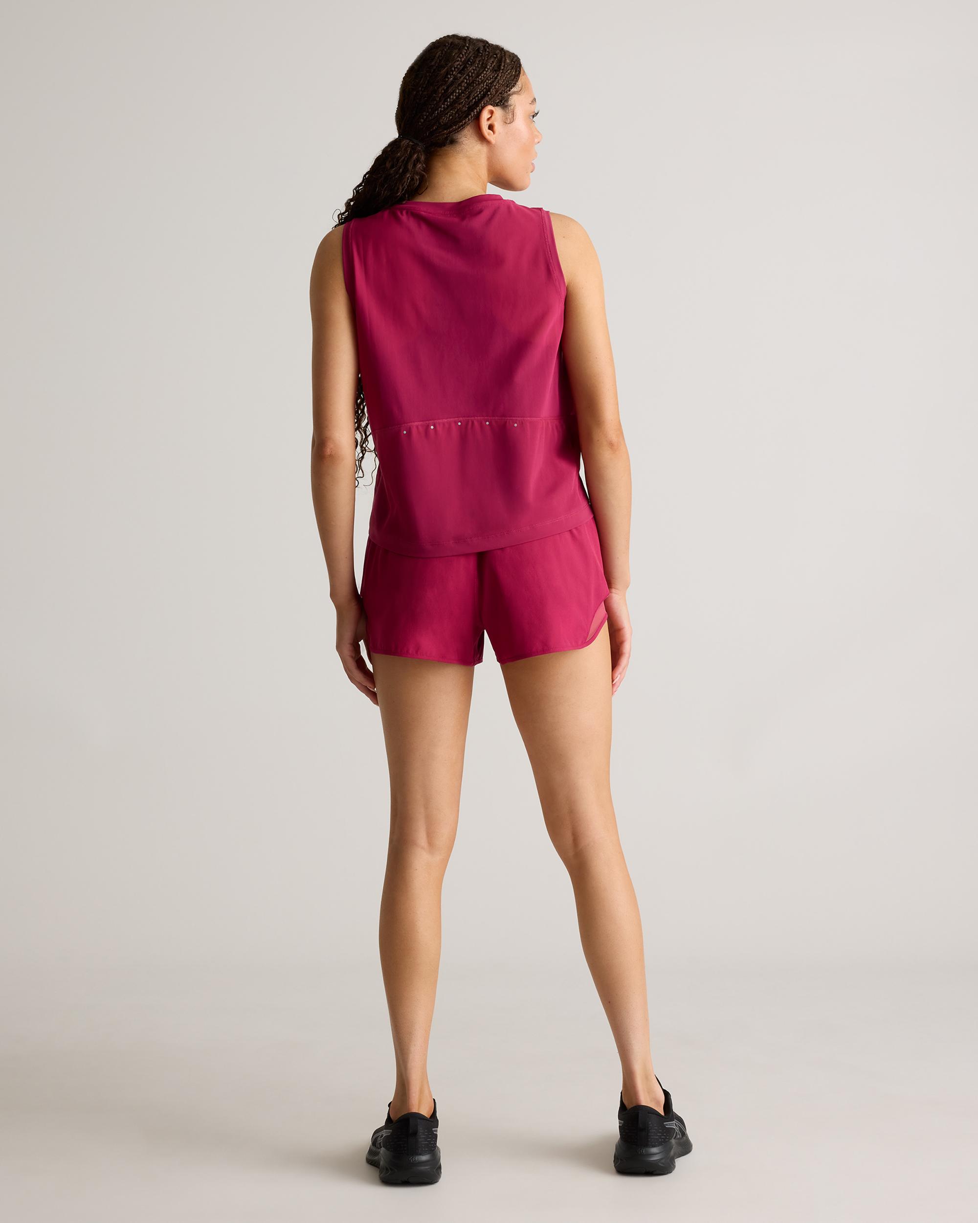 Quince | Women's Essential Run Cropped Muscle Tank Top Nylon/Spandex Product Image