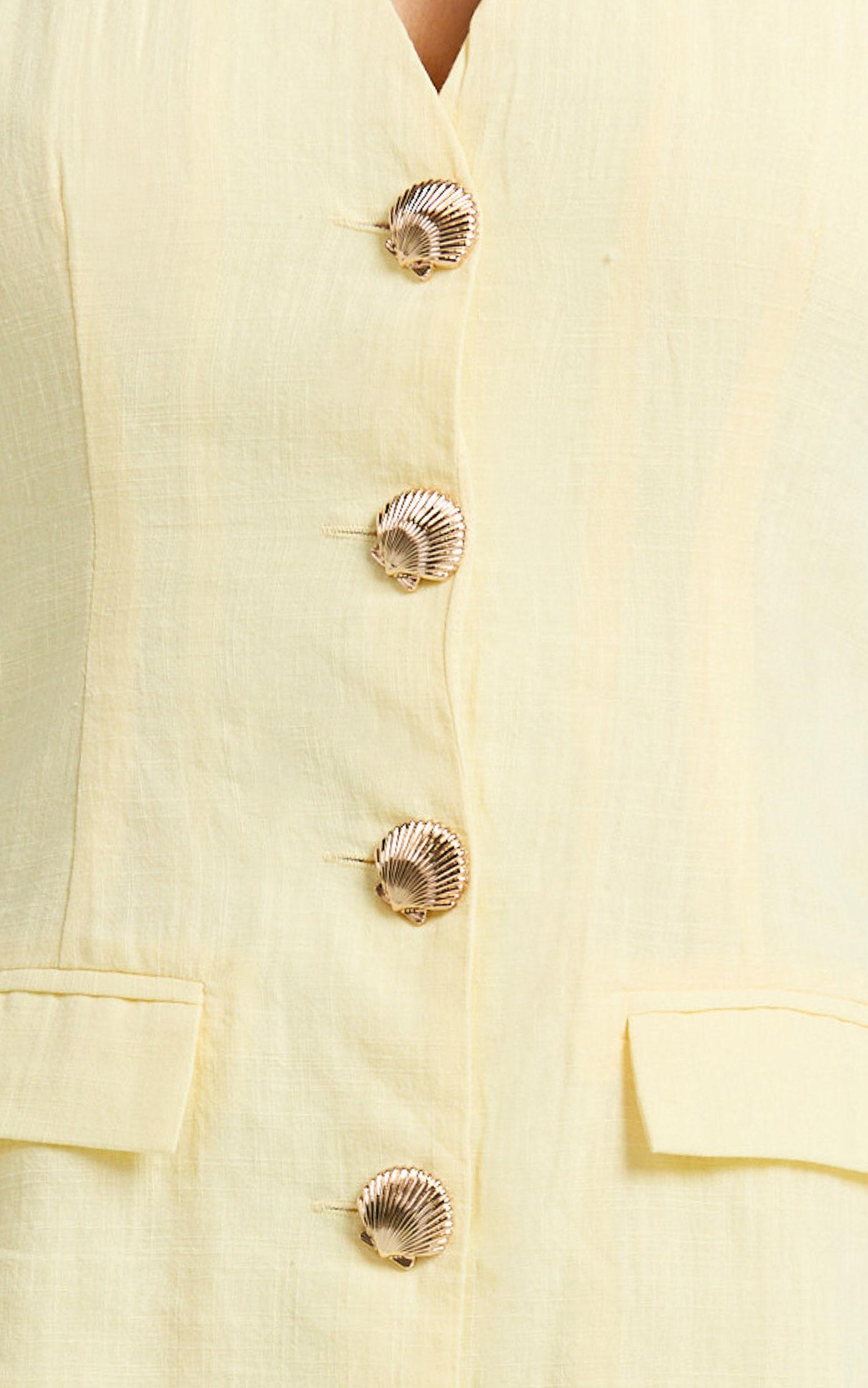 Runaway The Label - Halzie Mini Dress in Lemon Product Image