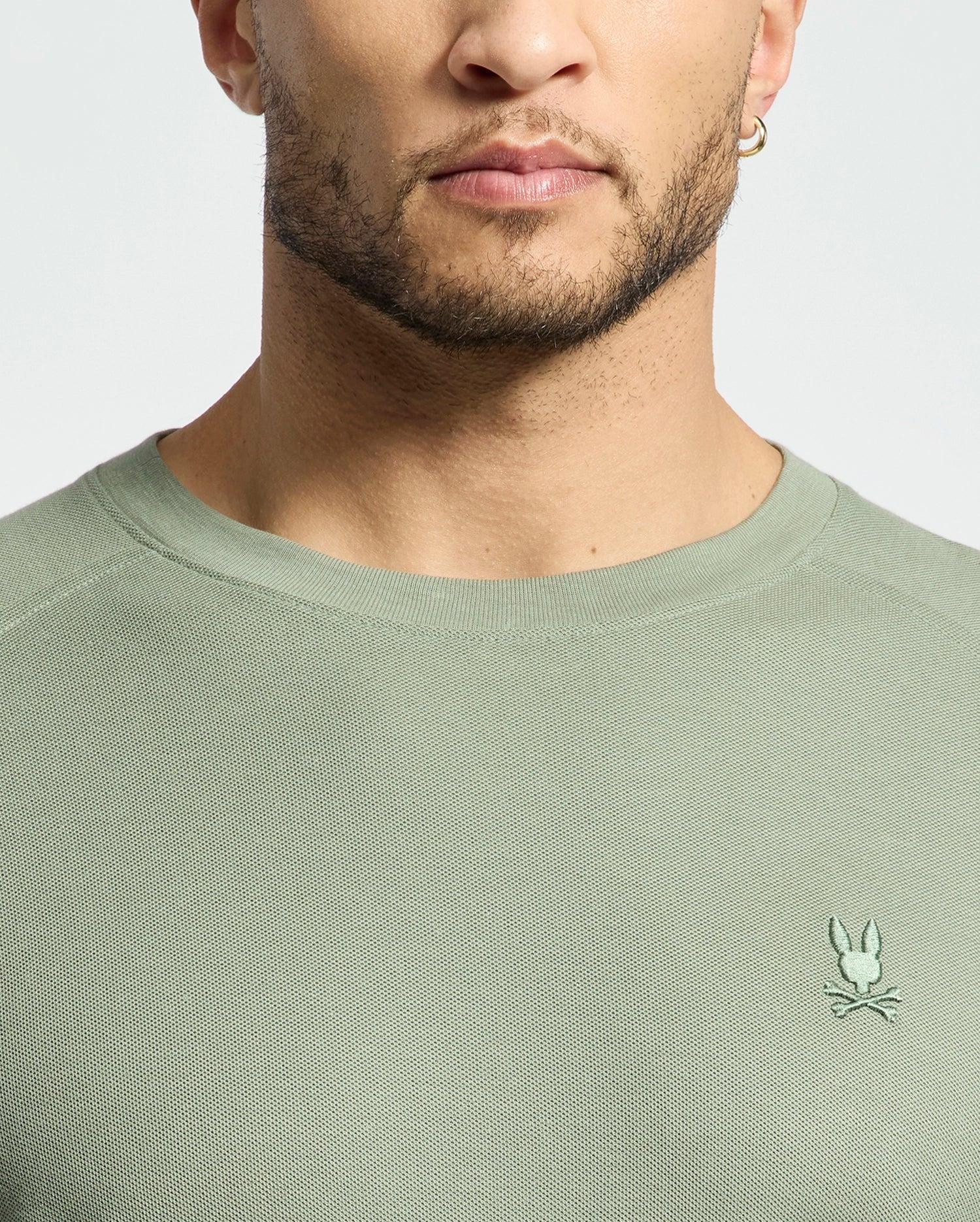 MENS TAYLOR PIQUE LONG SLEEVE TEE - B6T580F200 Product Image