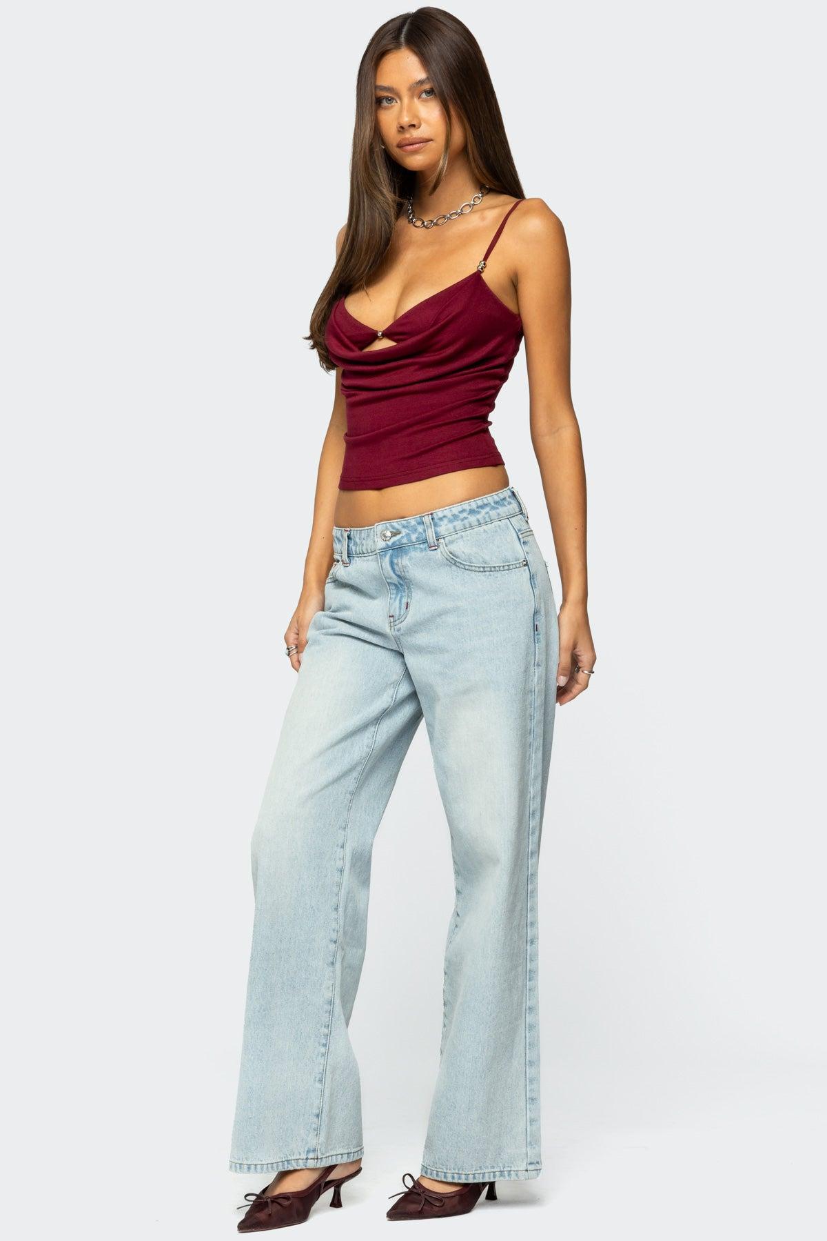 Ace Low Rise Baggy Jeans Product Image