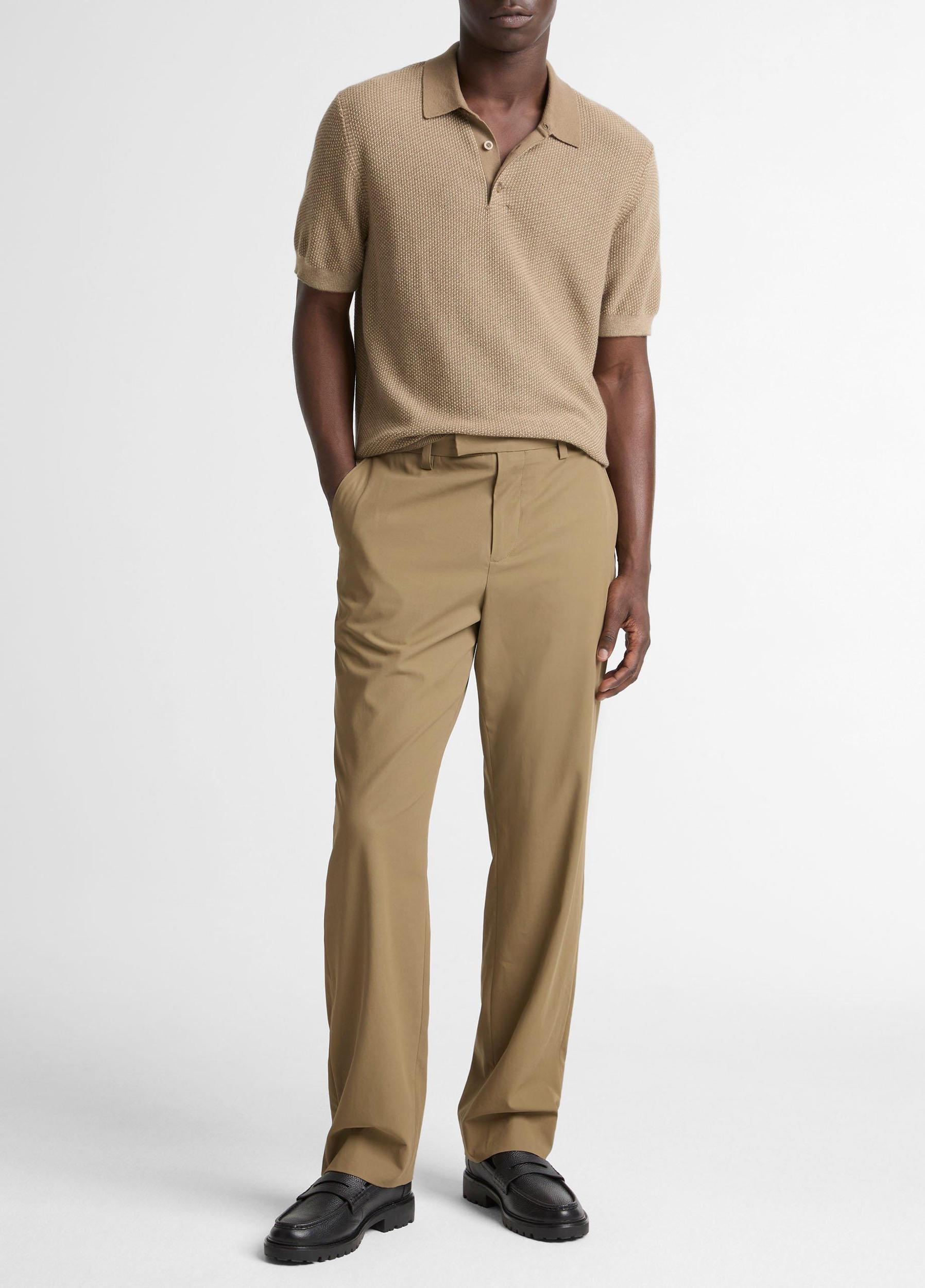 Geo-Jacquard Wool-Blend Blend Polo Sweater Product Image