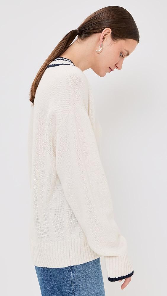 Reformation Jadey Cashmere Oversized V Neck Sweater | Shopbop Product Image