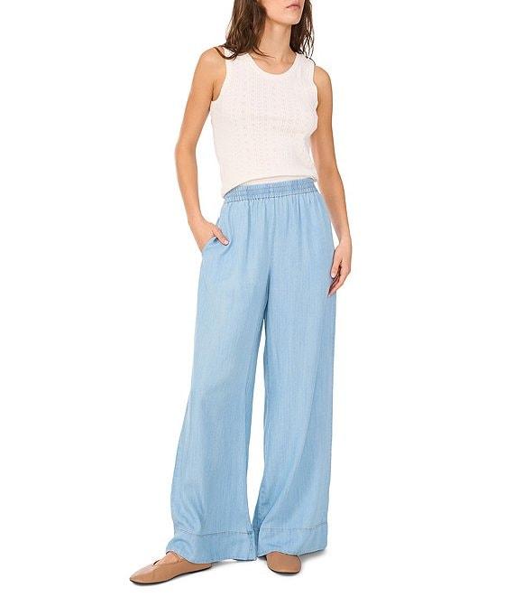 1. STATE Pointelle Knit Crew Neck Sleeveless Tank Product Image