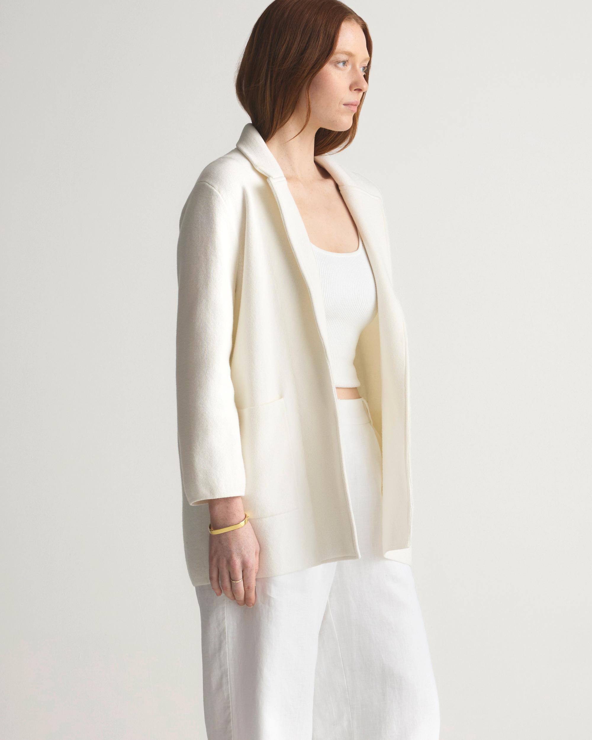 Quince | Women's Knit Blazer Organic Cotton Product Image