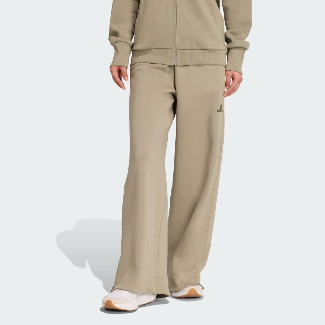ALL SZN Fleece Loose Wide-Leg Pants Product Image