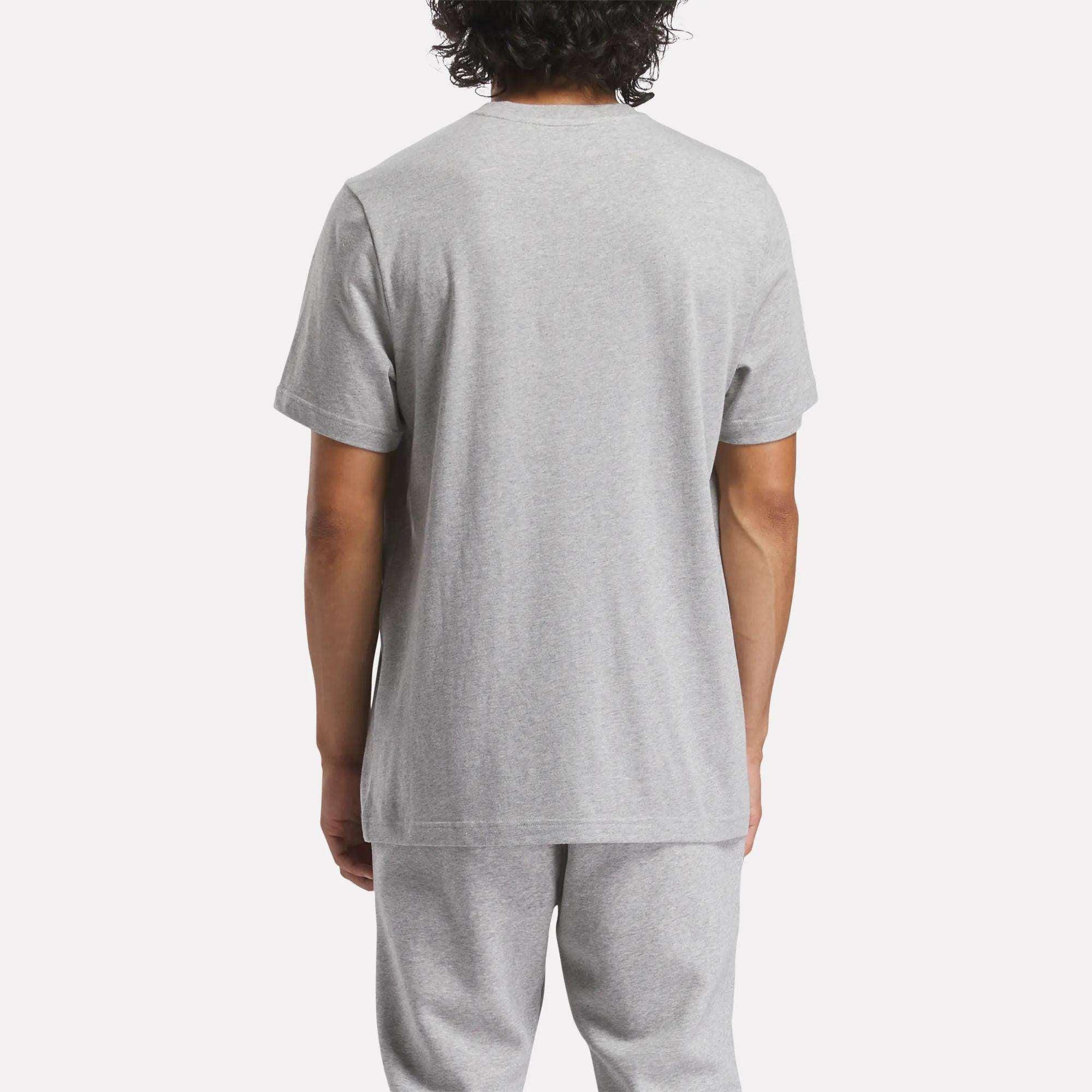 Men's Reebok Identity Big Stacked Logo T-Shirt Male Product Image