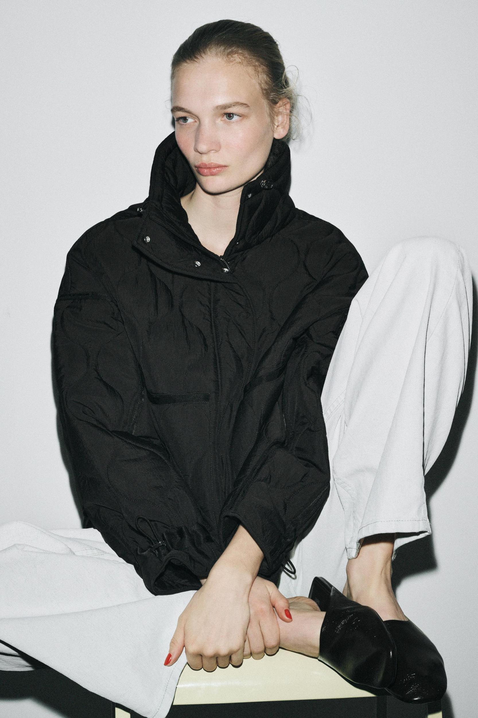 ZW COLLECTION QUILTED WATER REPELLENT JACKET Product Image