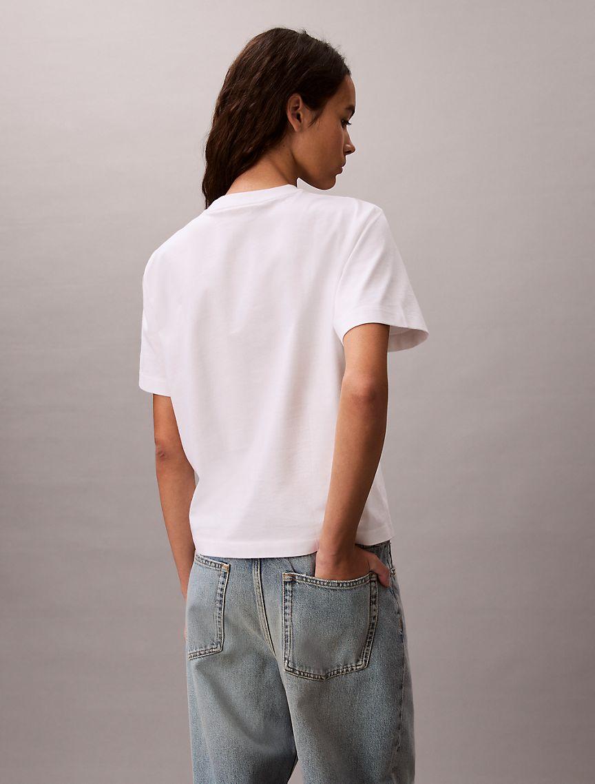 Standard Logo Boxy Fit Crewneck T-Shirt Product Image