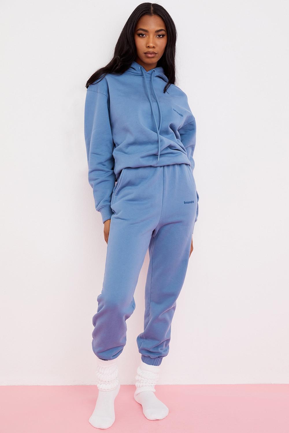 Sky  azure fleece back jogging trouser Product Image