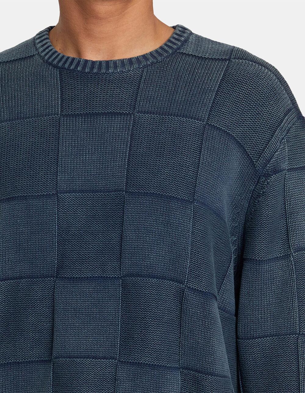 RVCA Hi Grade Boro Mens Sweater - INDIGO Product Image
