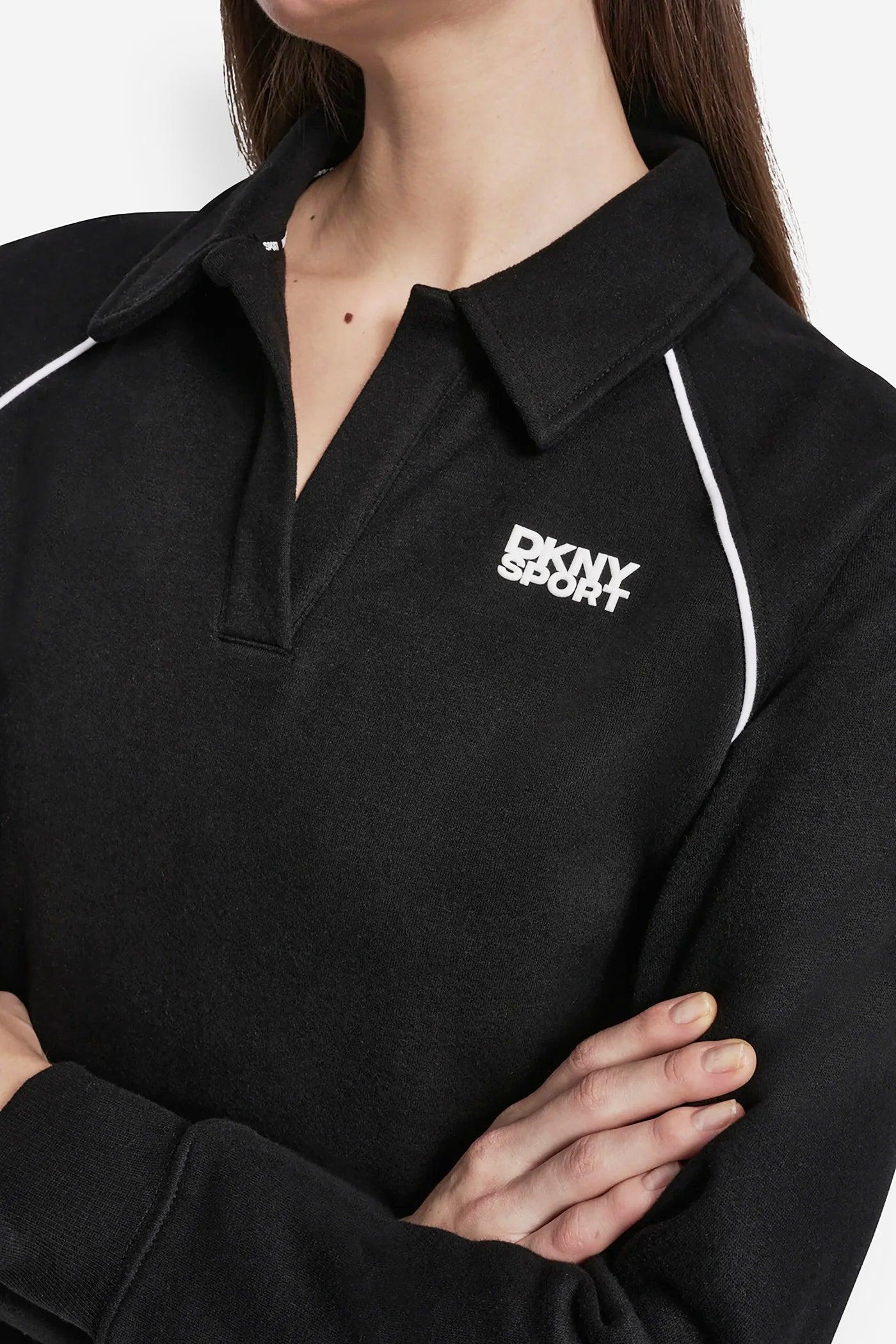 PIPED LOGO POLO SWEATSHIRT Product Image