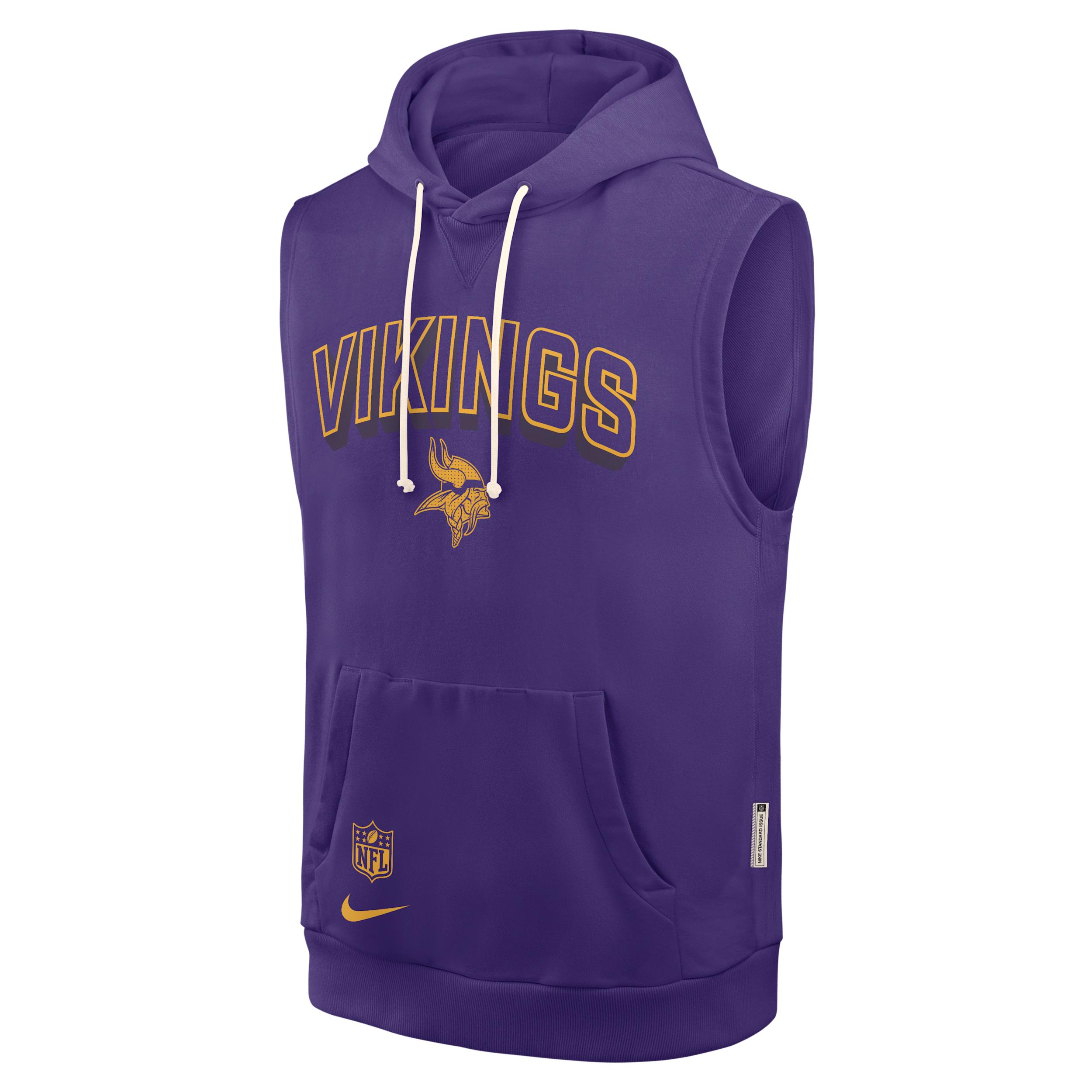 New York Jets Sideline Nike Mens Dri-FIT NFL Sleeveless Pullover Hoodie | 03B400A72-B27 Product Image