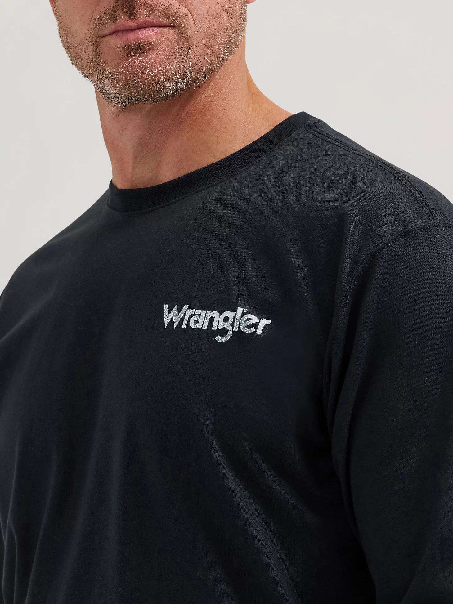 Wrangler® FR Flame-Resistant Long Sleeve Back Graphic T-Shirt | Men's SHIRTS | Wrangler® Product Image