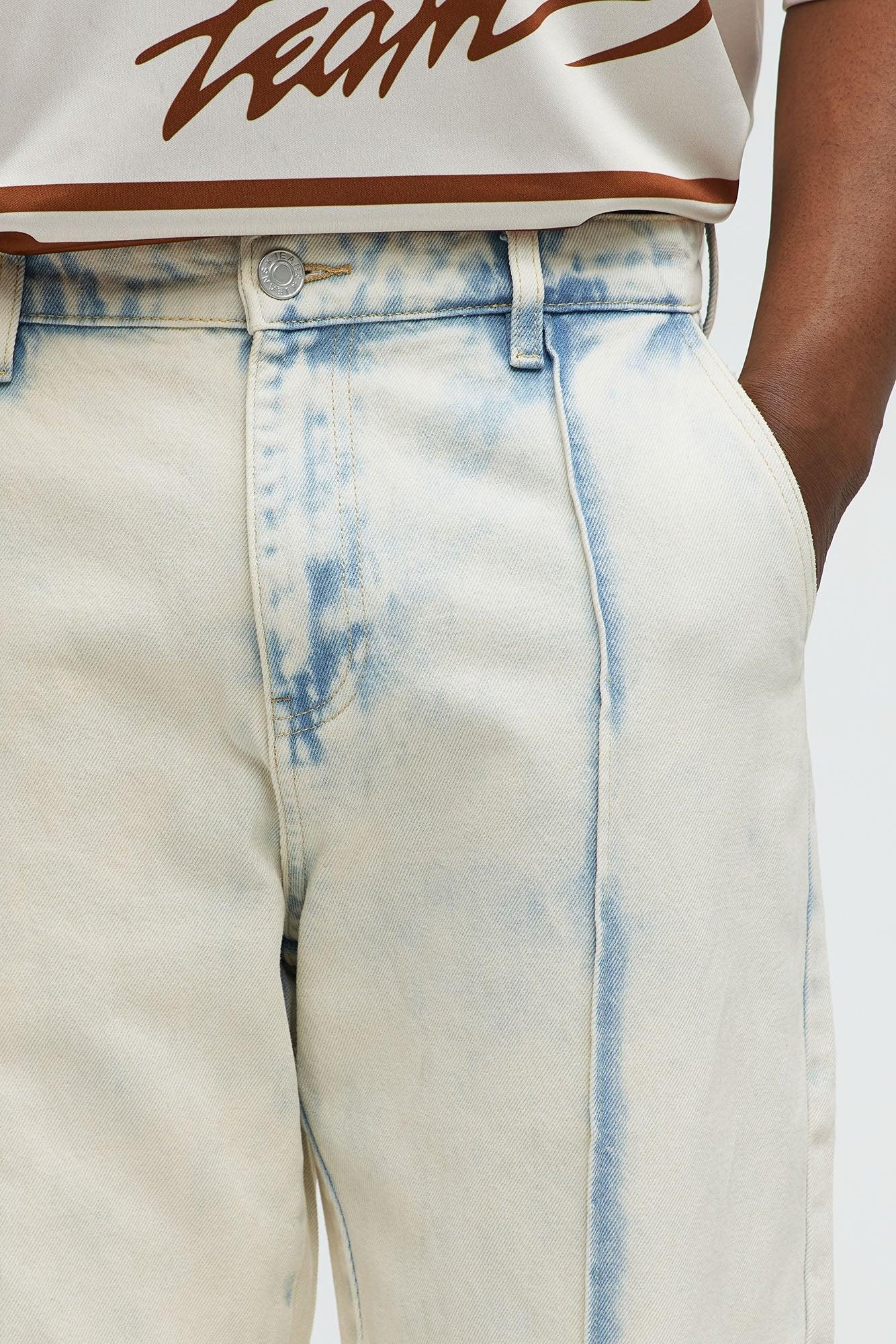 Do It Vintage Straight Jeans - Light Wash Product Image