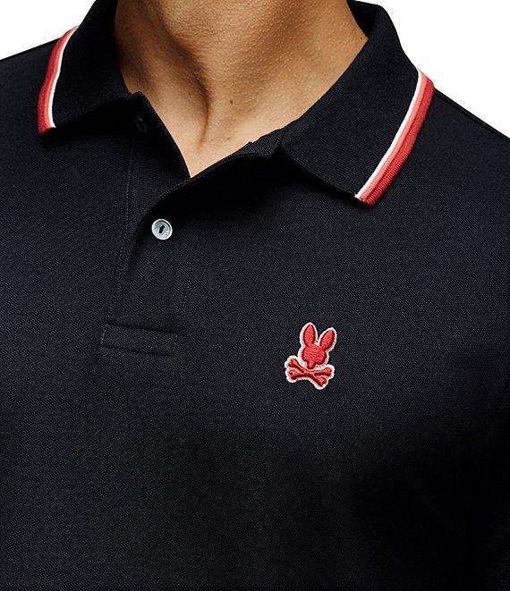 Psycho Bunny Ridge Pique Short Sleeve Polo Shirt Product Image