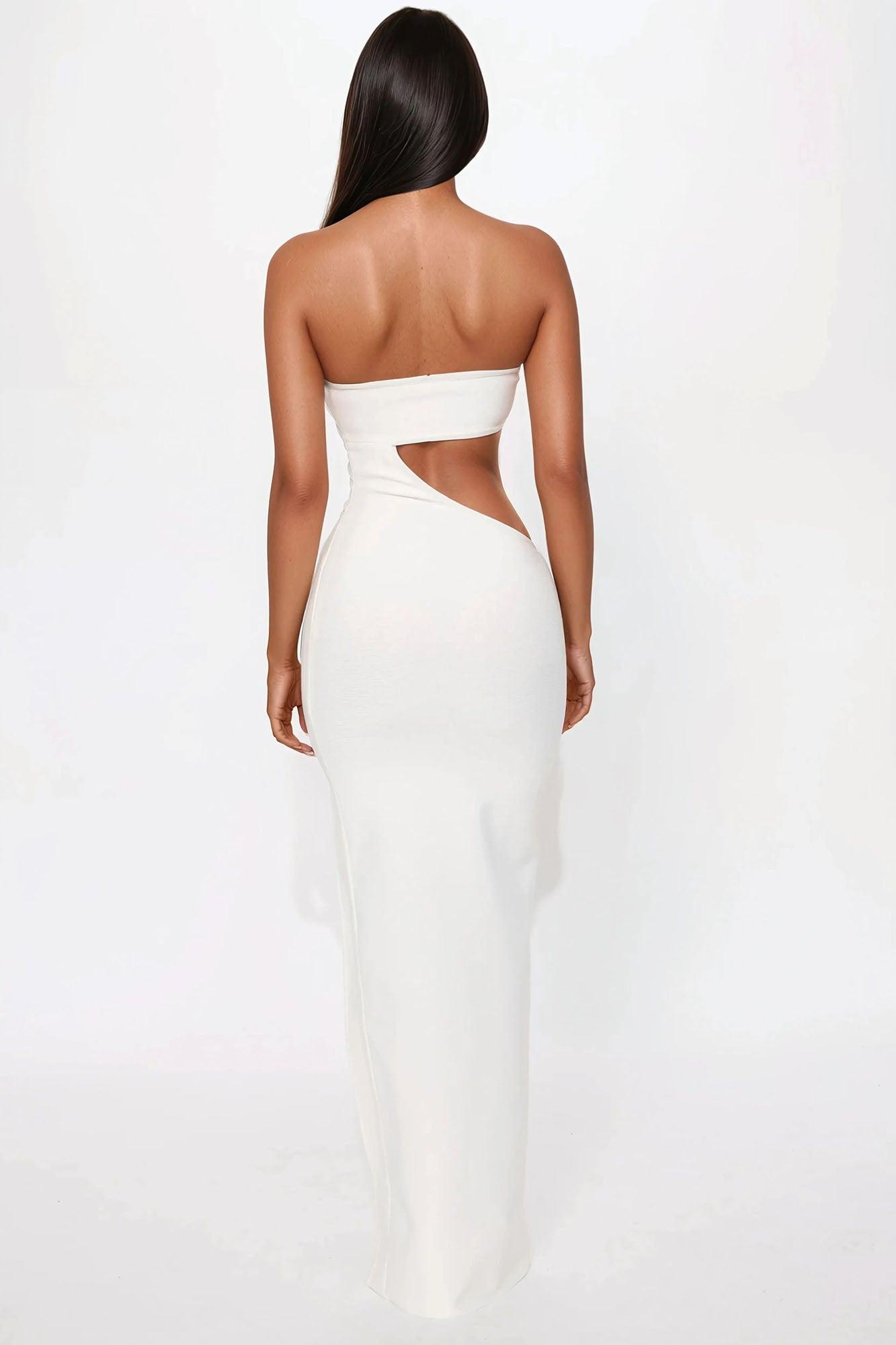 Nia Bandage Maxi Dress - White Female Product Image