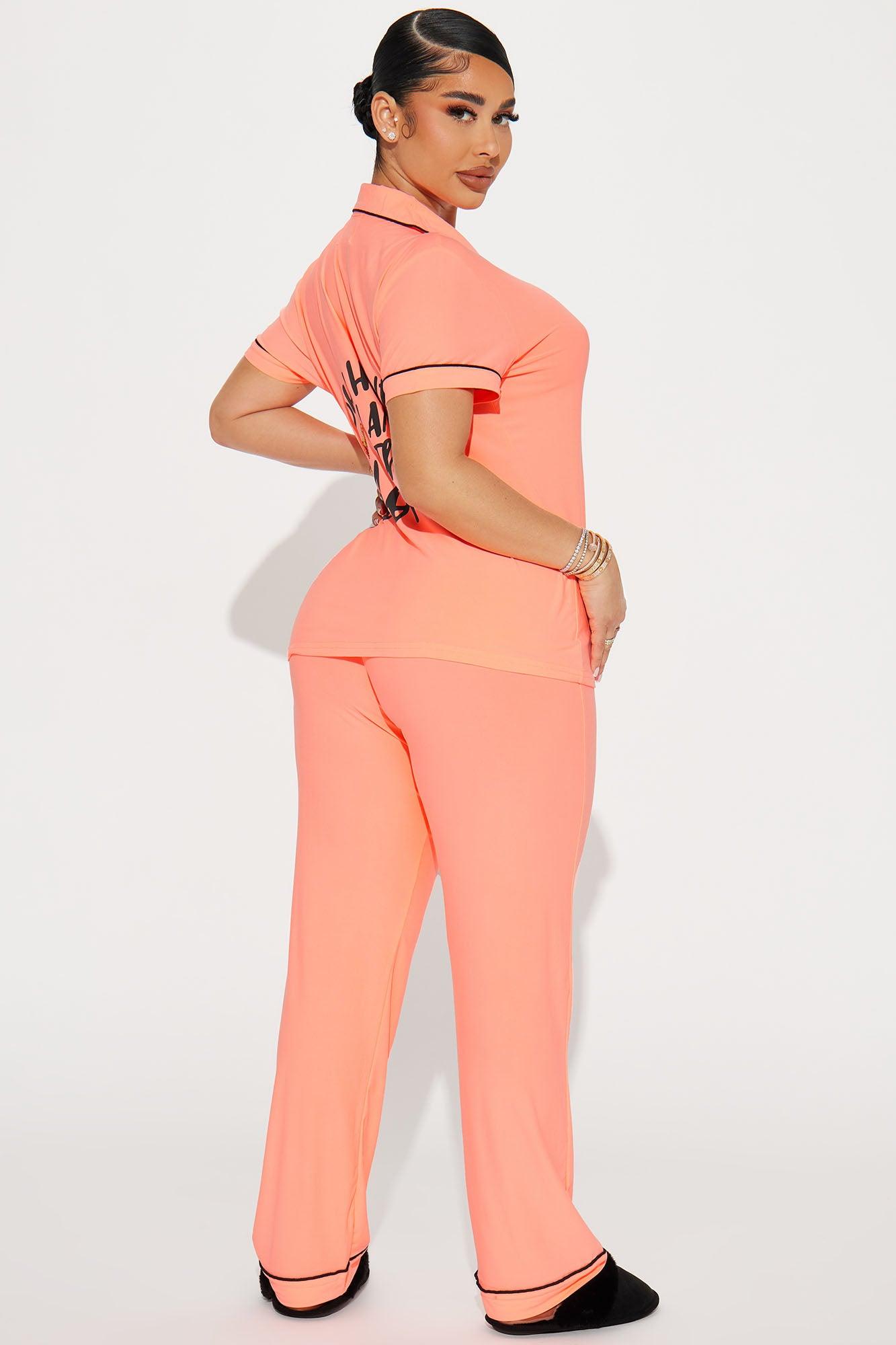 I Am That Mom PJ Pant Set - Coral Product Image