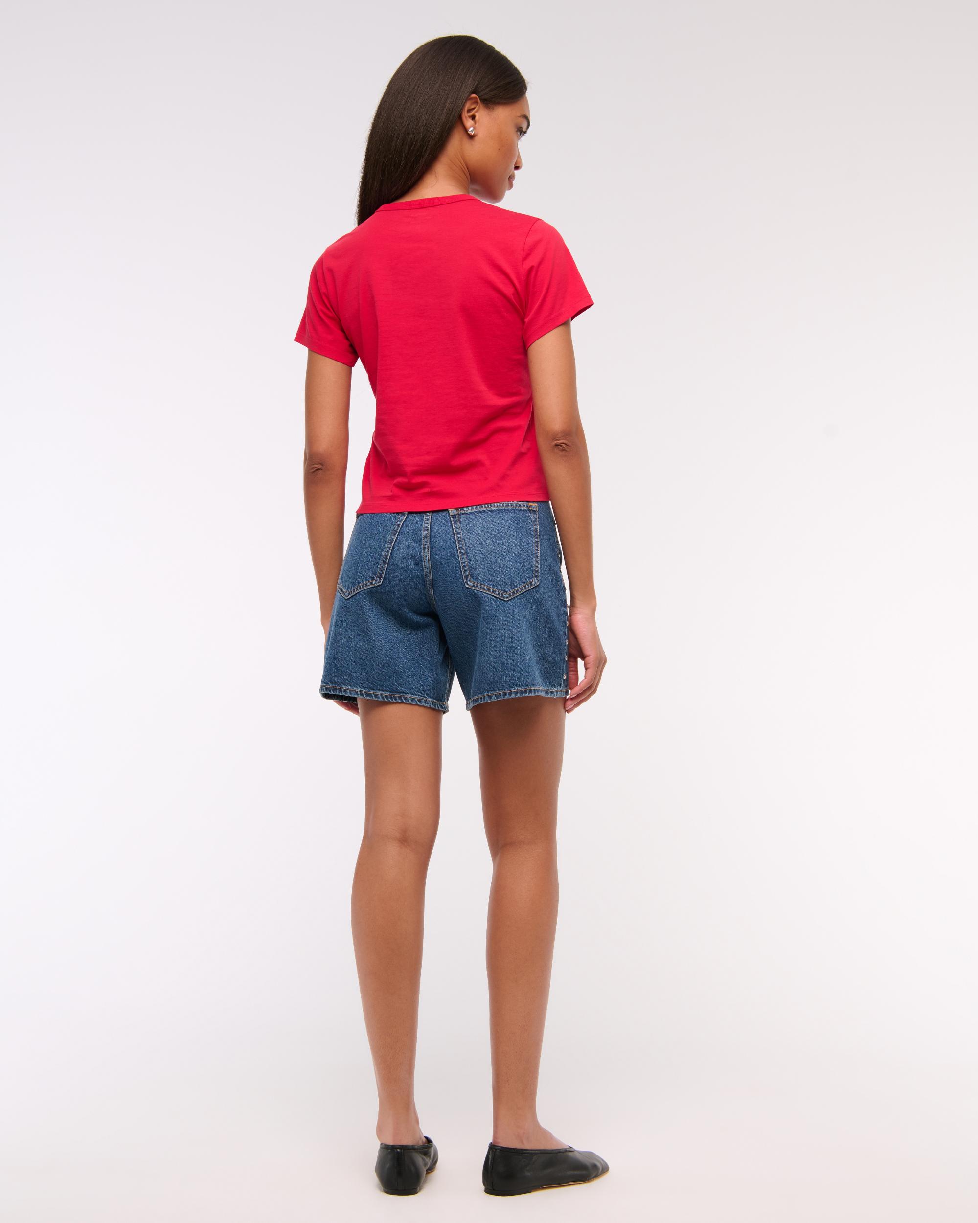 Essential Polished Body-Skimming Tee Product Image