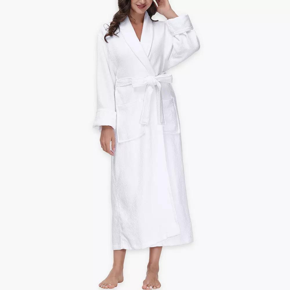 Women's INK+IVY Diamond Waffle Look Robe,  Product Image