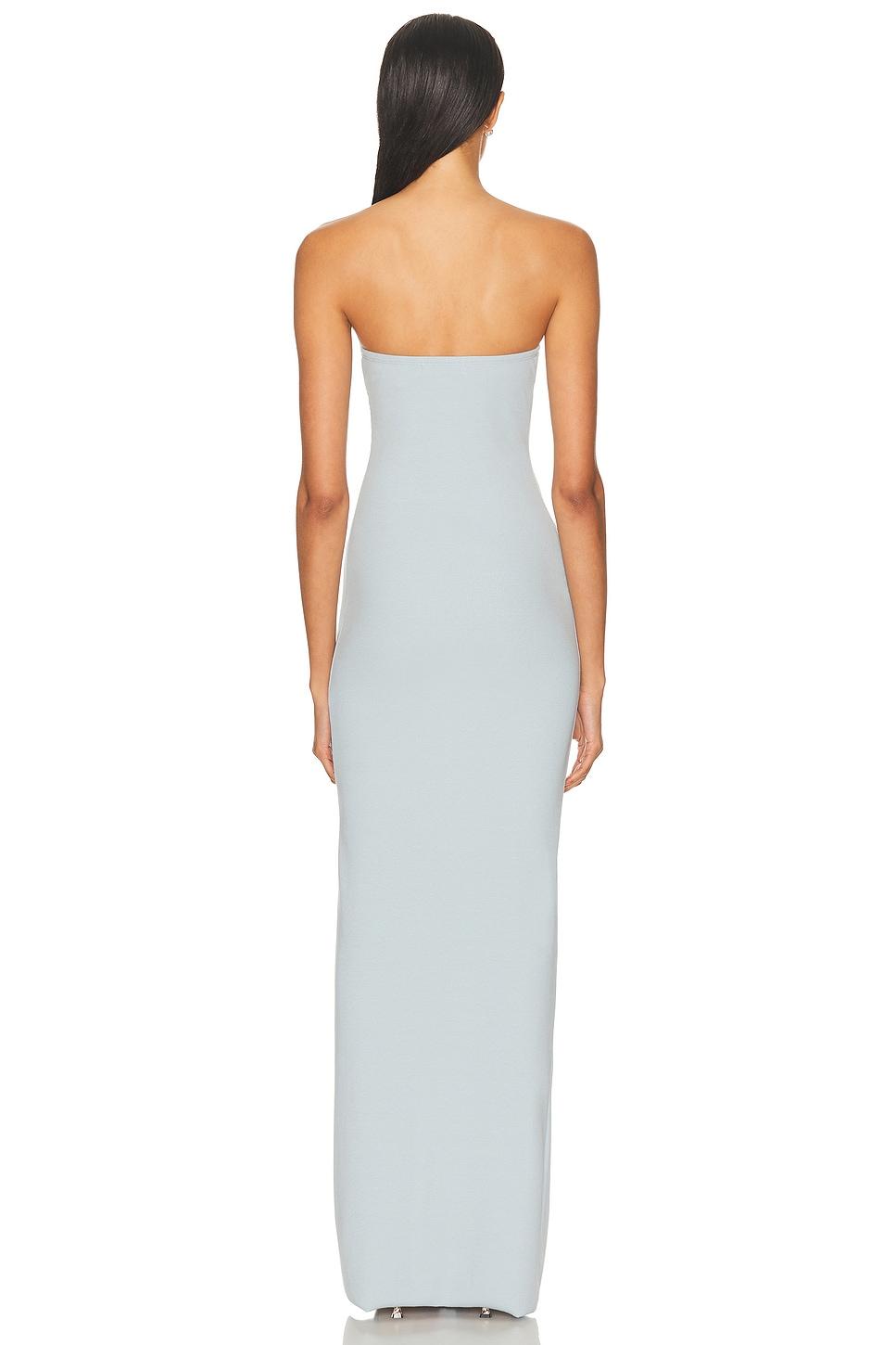 Eterne Tube Maxi Dress in Baby Blue Product Image