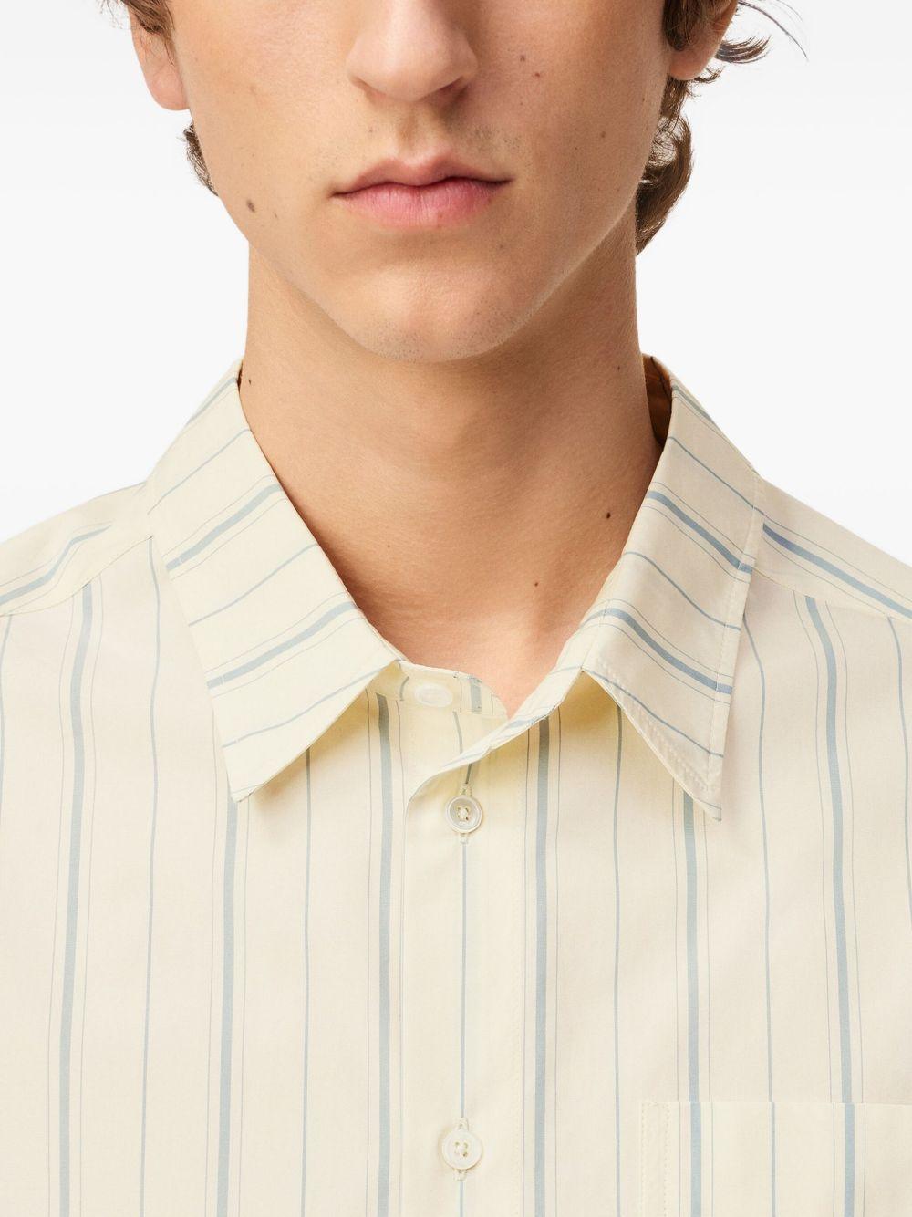 striped button-up shirt Product Image