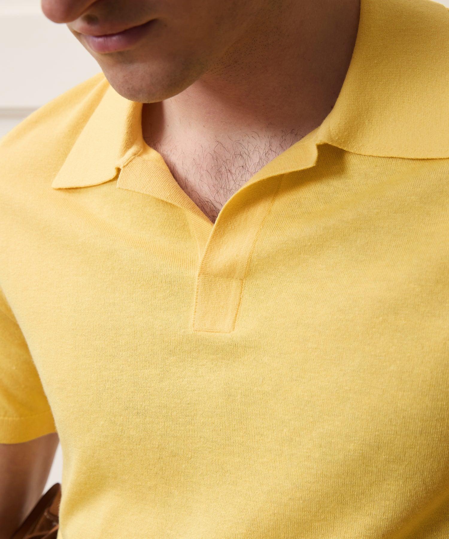Silk-Cashmere Montauk Sweater Polo Product Image