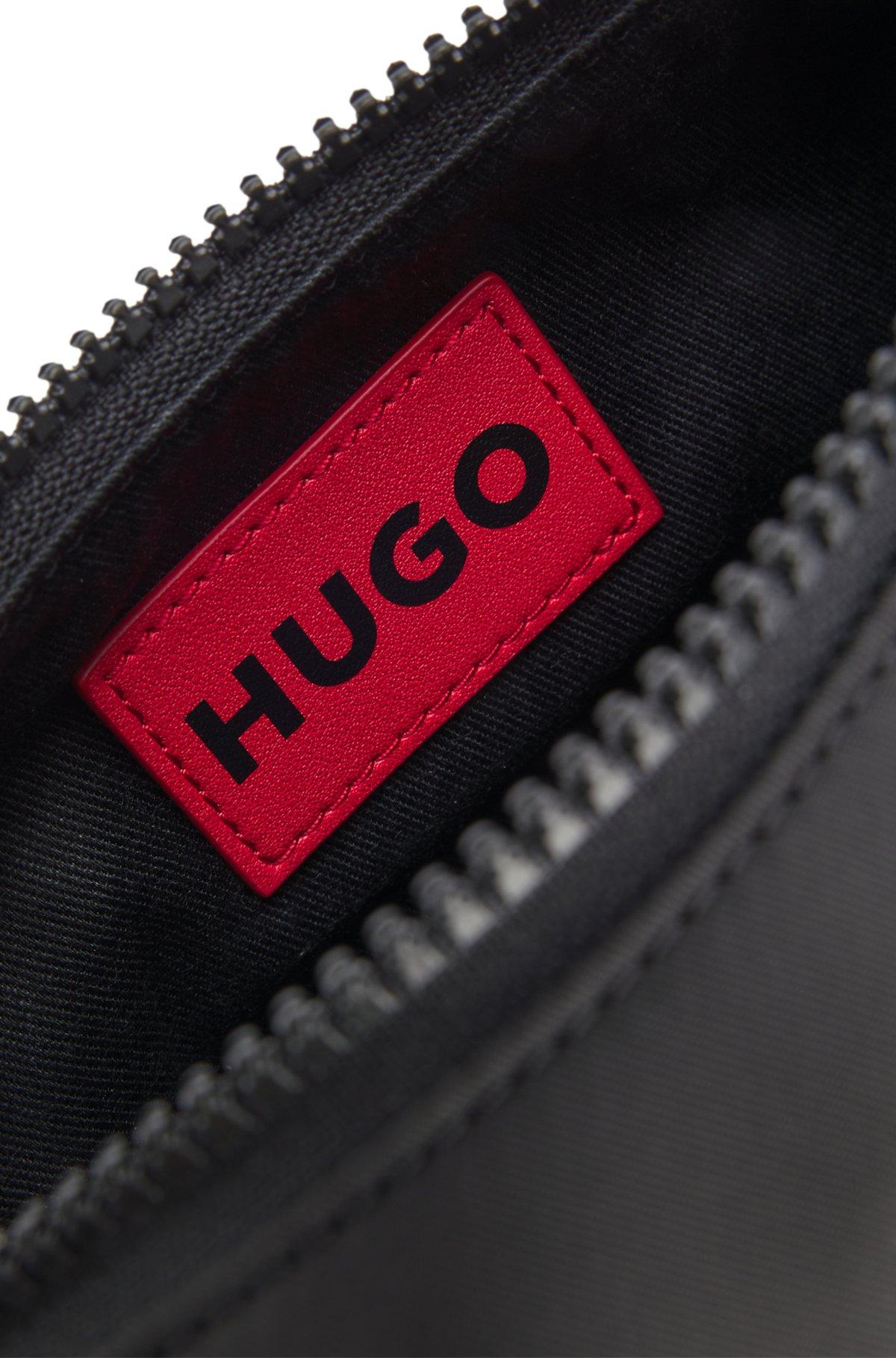 Small hobo bag with tonal rubberized logo Product Image